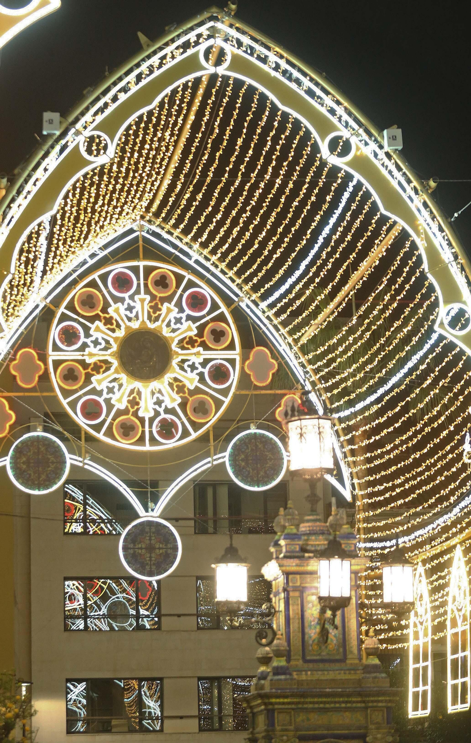 La inauguración del alumbrado navideño de Algeciras, en imágenes