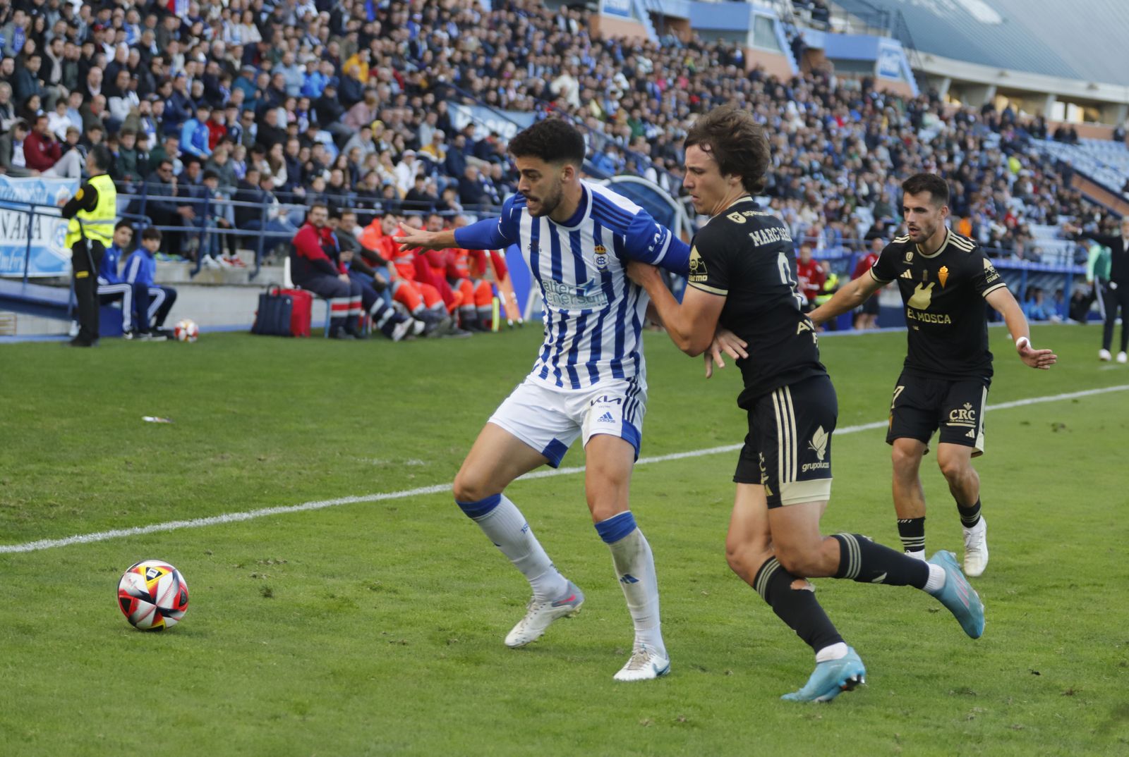 Imágenes del encuentro entre el Recreativo de Huelva y el Real Murcia