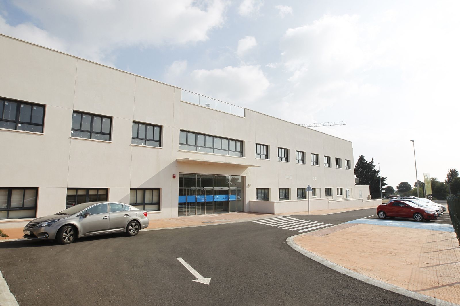 Edificio de la Residencia para personas con discapacidad gravemente afectados.