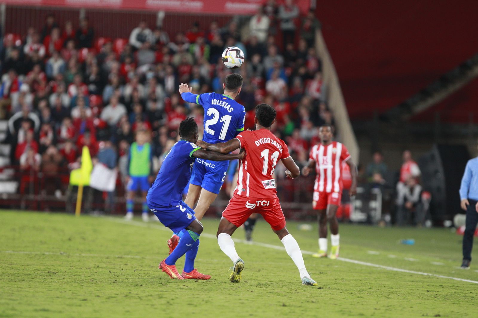 Imágenes del partido de fútbol U.D. Almería-Getafe C.F.