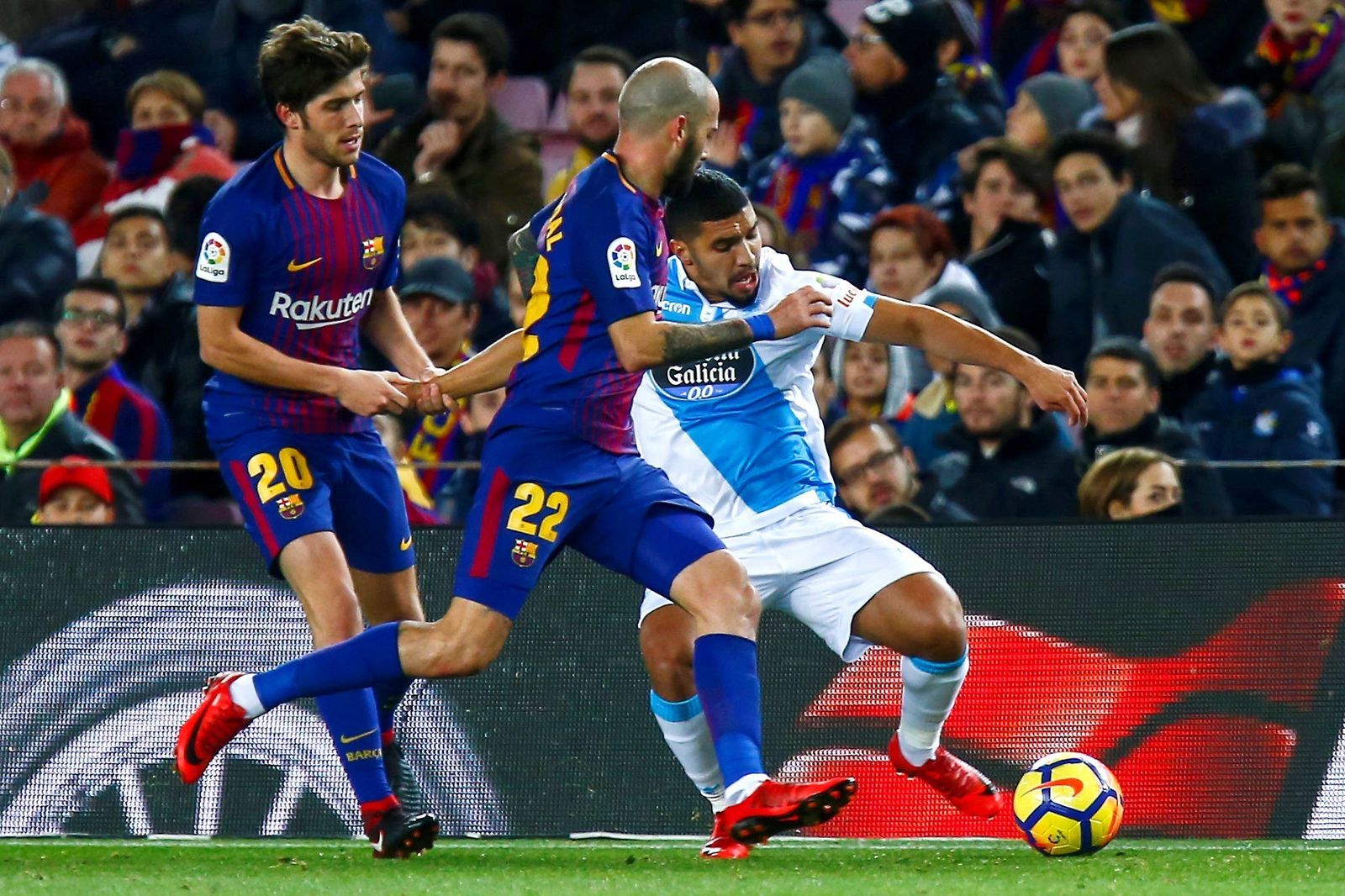 El Barcelona-Deportivo de La Coruña, en imágenes