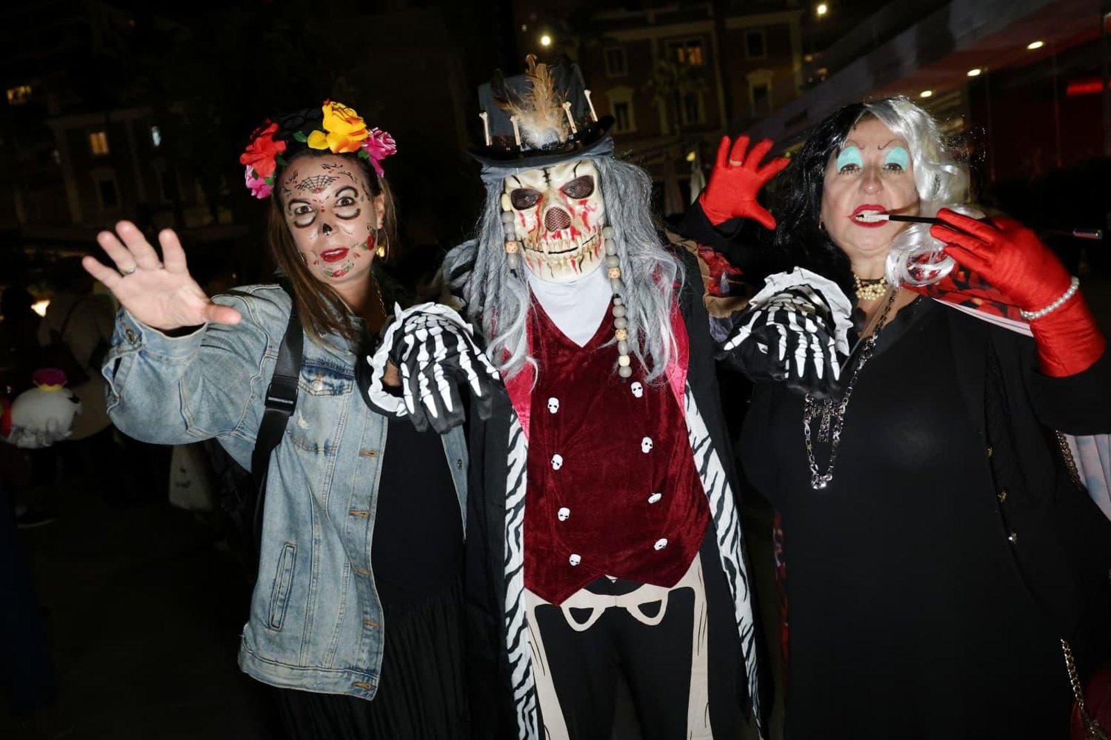La noche de Halloween en Málaga, en imágenes