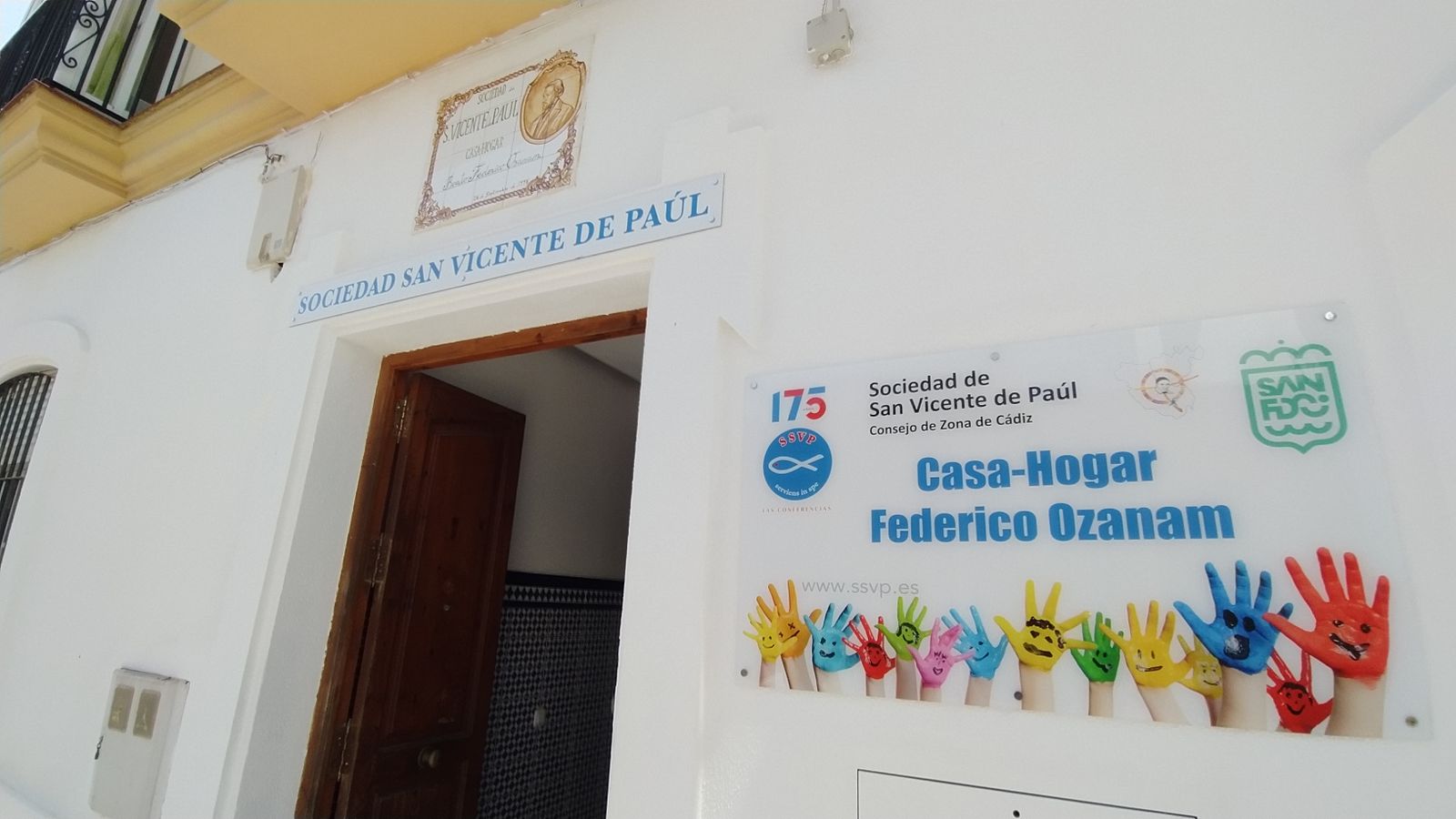 El albergue de la calle Lope de Vega, la Casa Hogar Federico Ozanam de San Fernando.