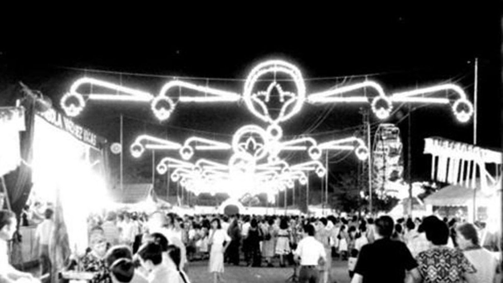 Una de las primeras ferias iluminadas por Ximenez