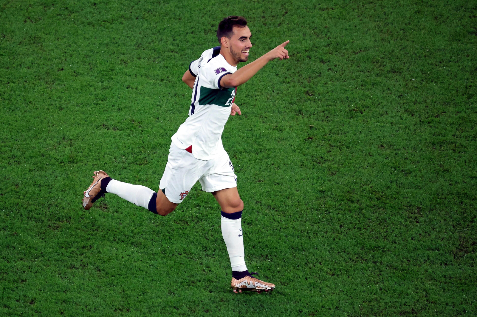 Ricardo Horta celebra. Ricardo Horta celebra.