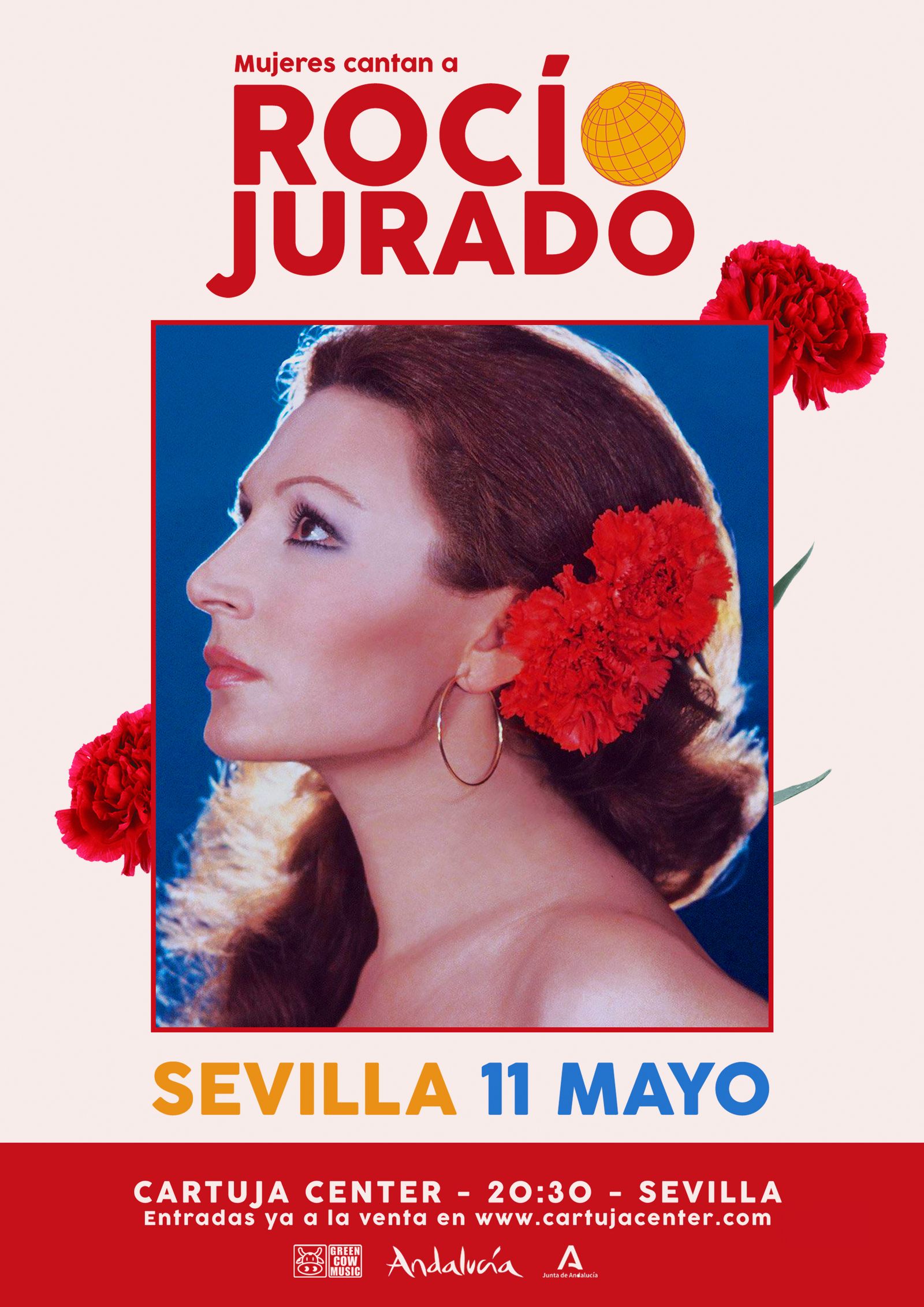 Cartel del espectáculo 'Mujeres cantan a Rocío Jurado'.