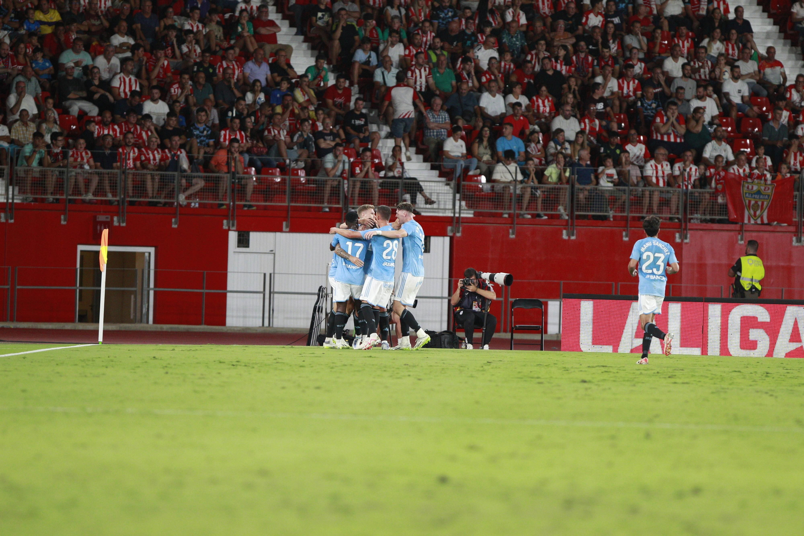 Imágenes del partido U.D. Almería-Real Club Celta de Vigo