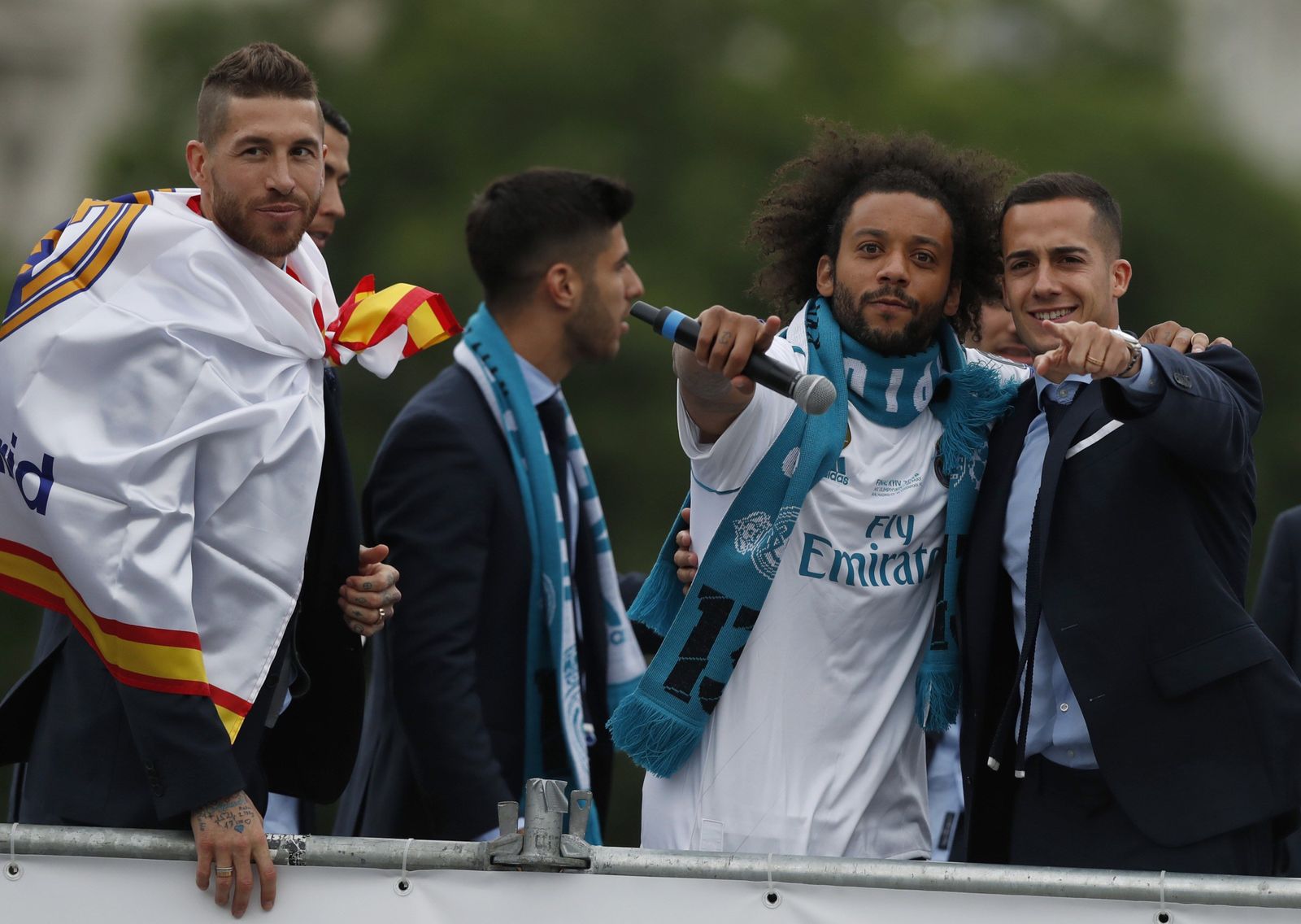 El Real Madrid celebra su decimotercera Champions