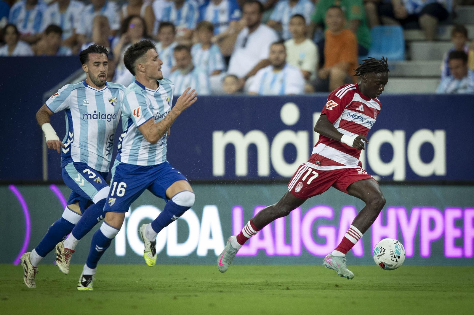 Las mejores imágenes del Málaga CF-Granada CF