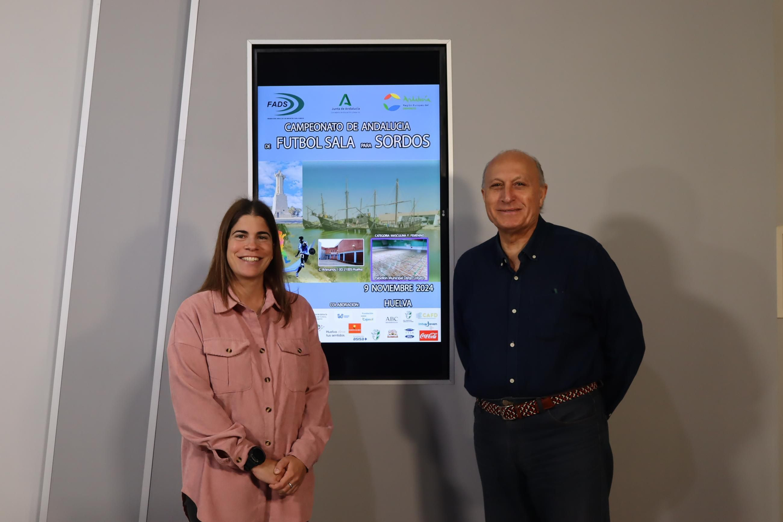 Presentación del Campeonato Andaluz de Fútbol Sala para Sordos.