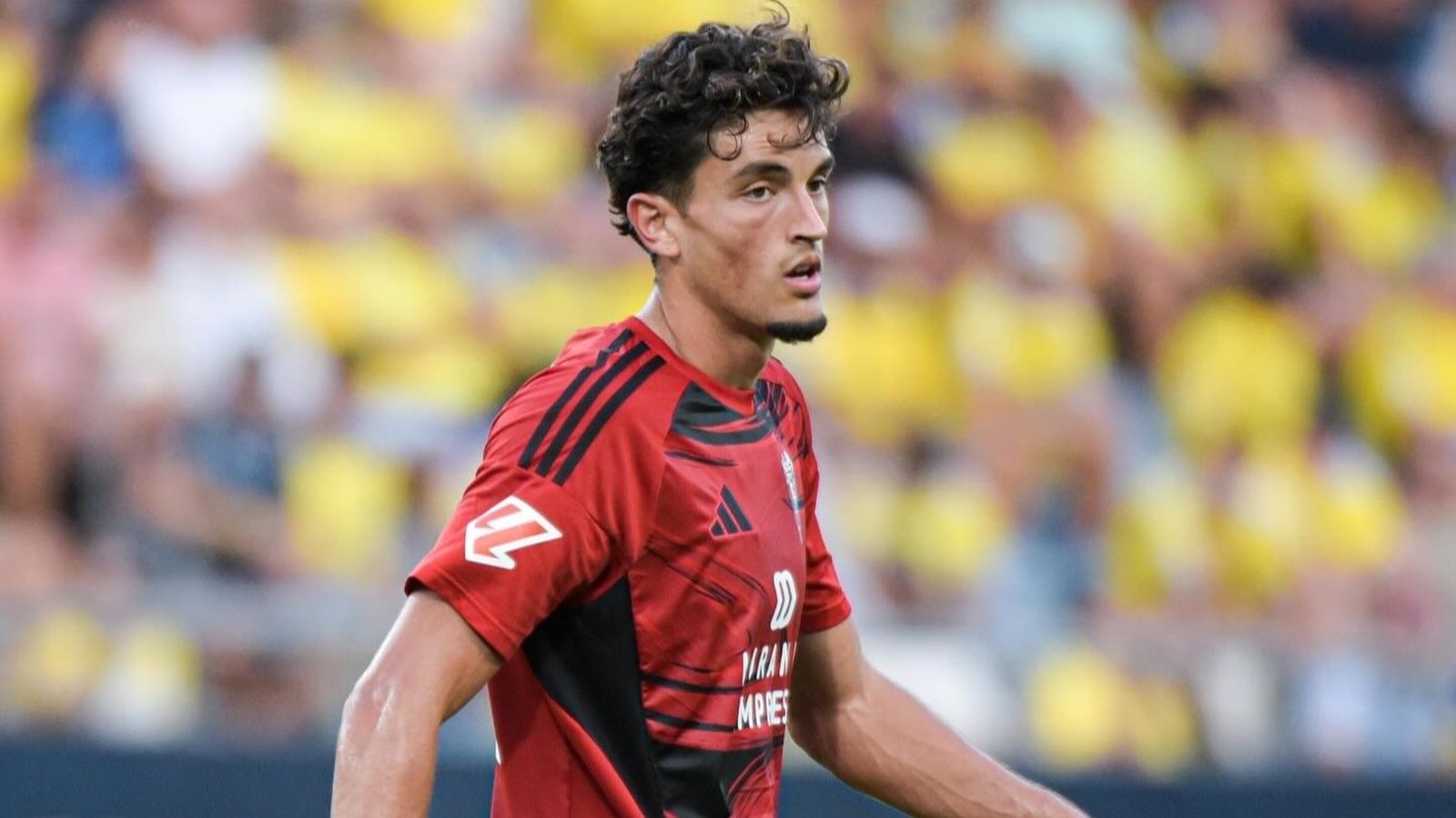 Ismael Barea, en un partido con el Mirandés.