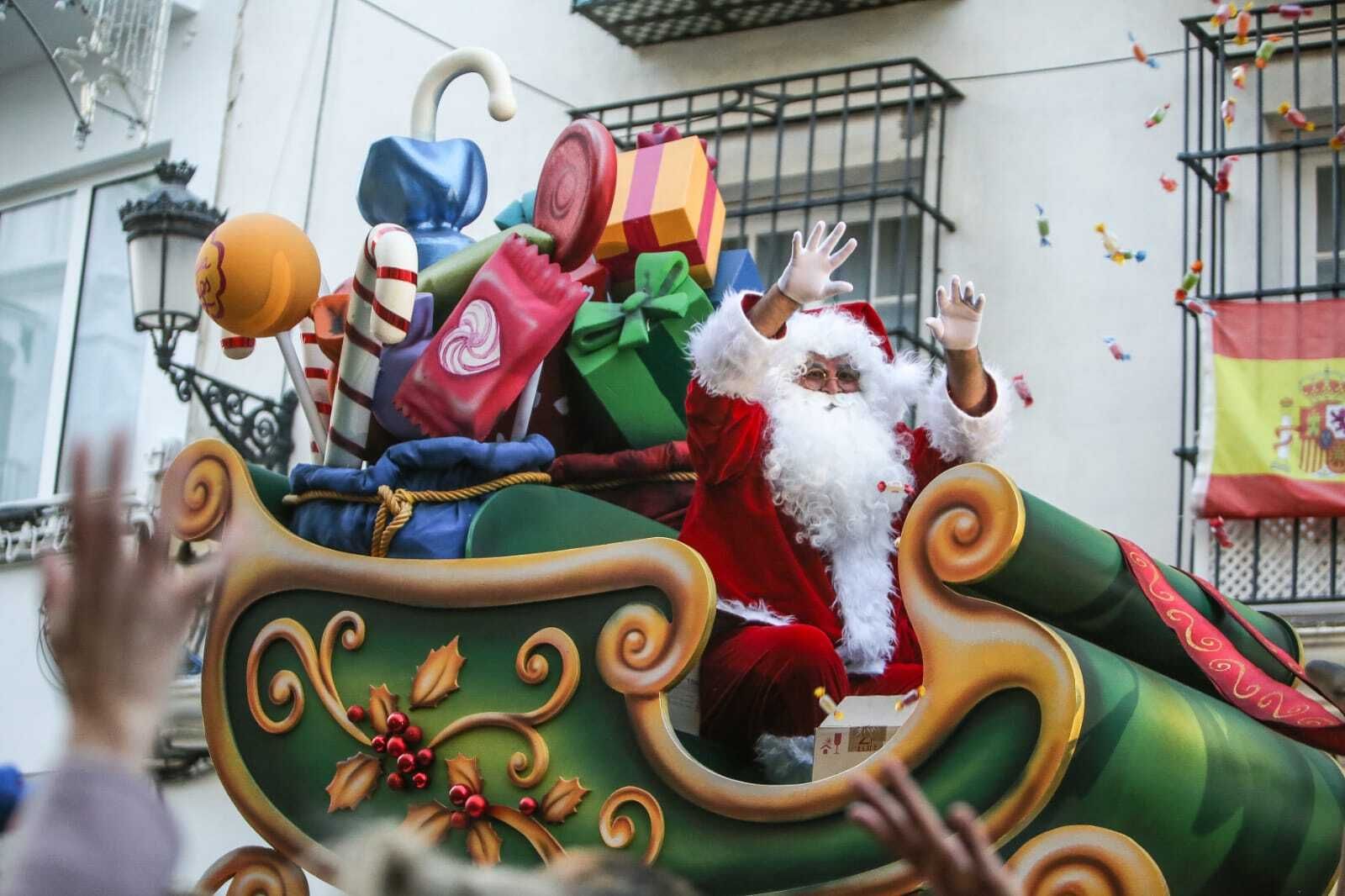 Cabalgata de Papá Noel en Chiclana
