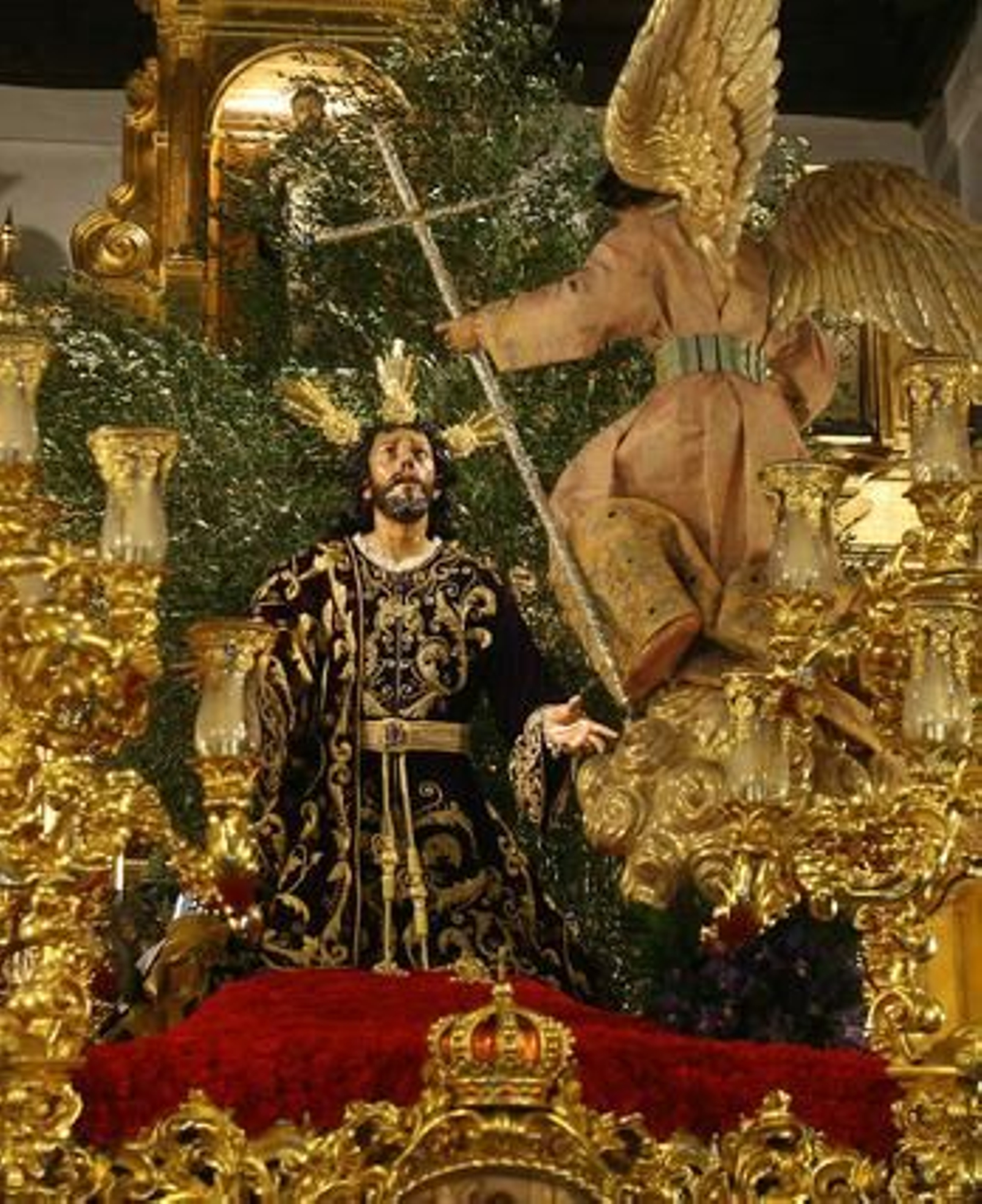 Cristo de la Oración en el Huerto, de la Hermandad de Montesión.

Foto: Jose Angel Garcia
