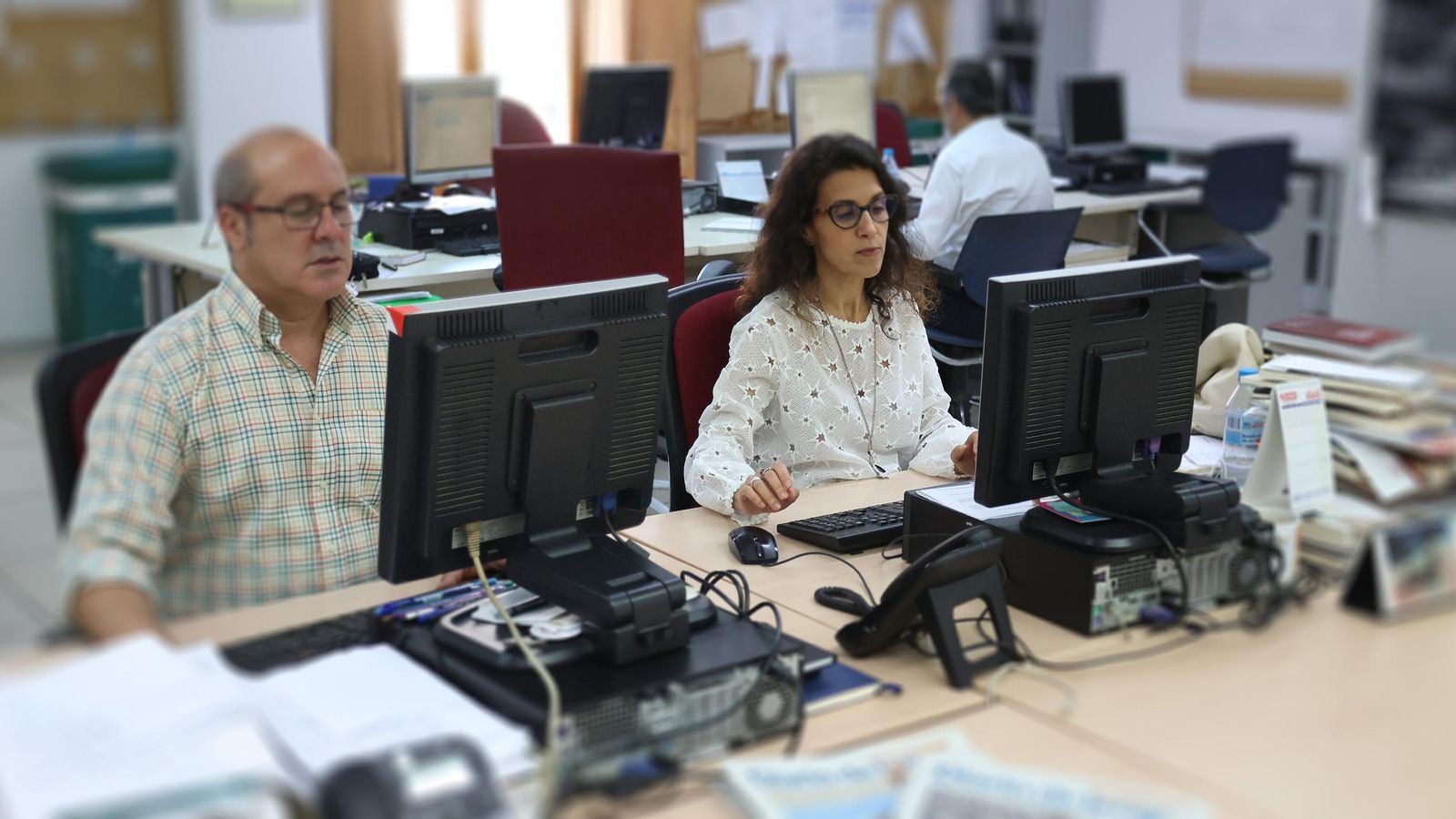 Parte del equipo de la redacción de Diario de Jerez.