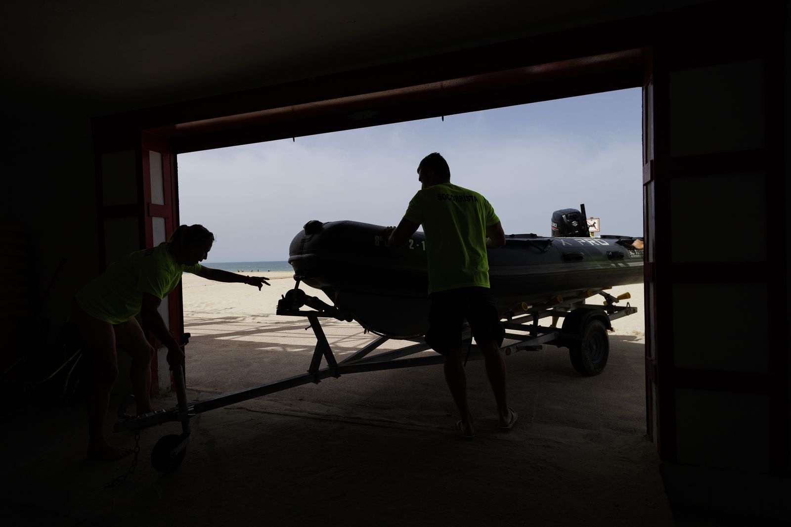 Las precarias condiciones del trabajo de los socorristas en Cádiz