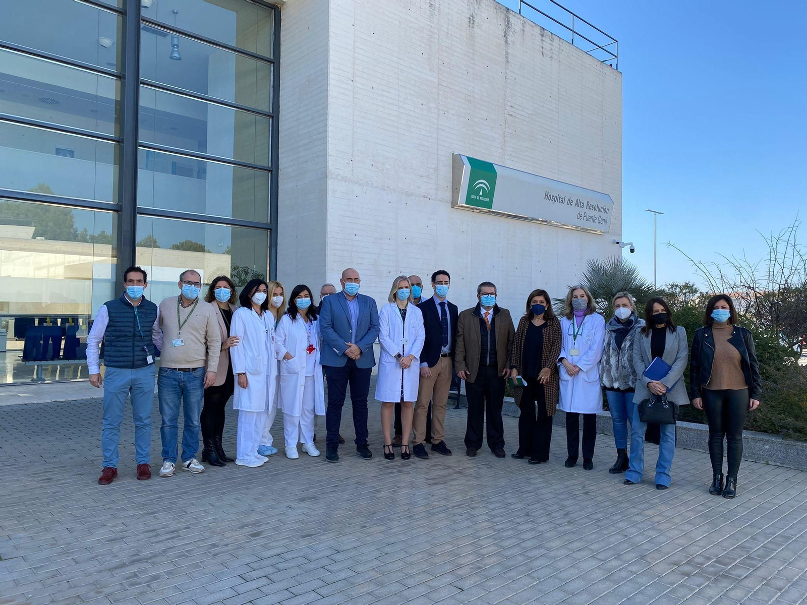 Visita al Hospital de Puente Genil.