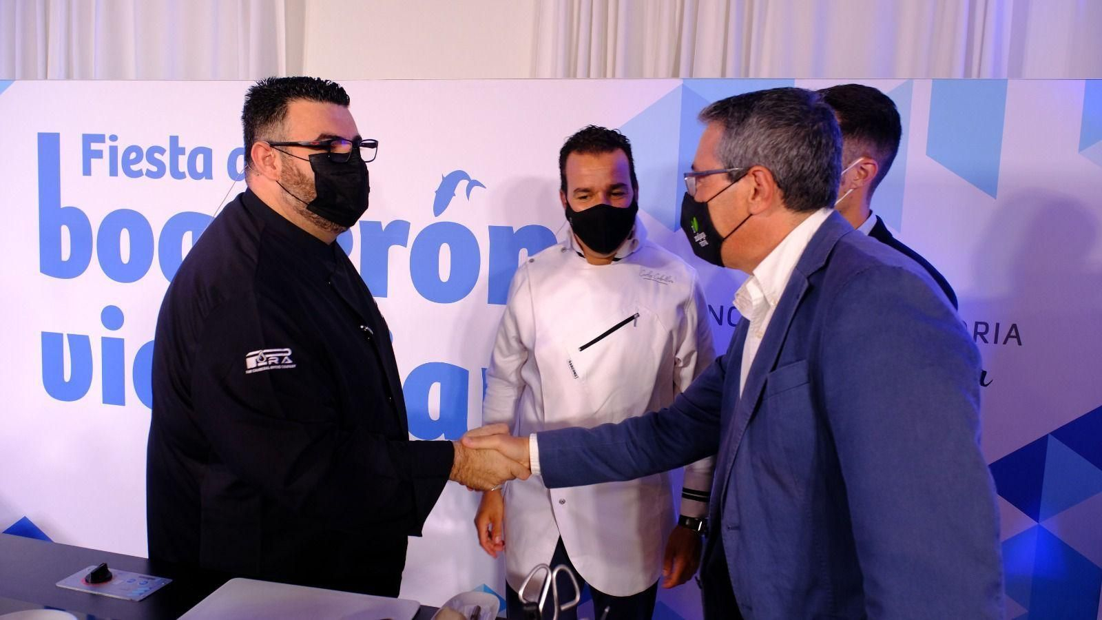 Francisco Salado en la Fiesta del Boquerón Victoriano.