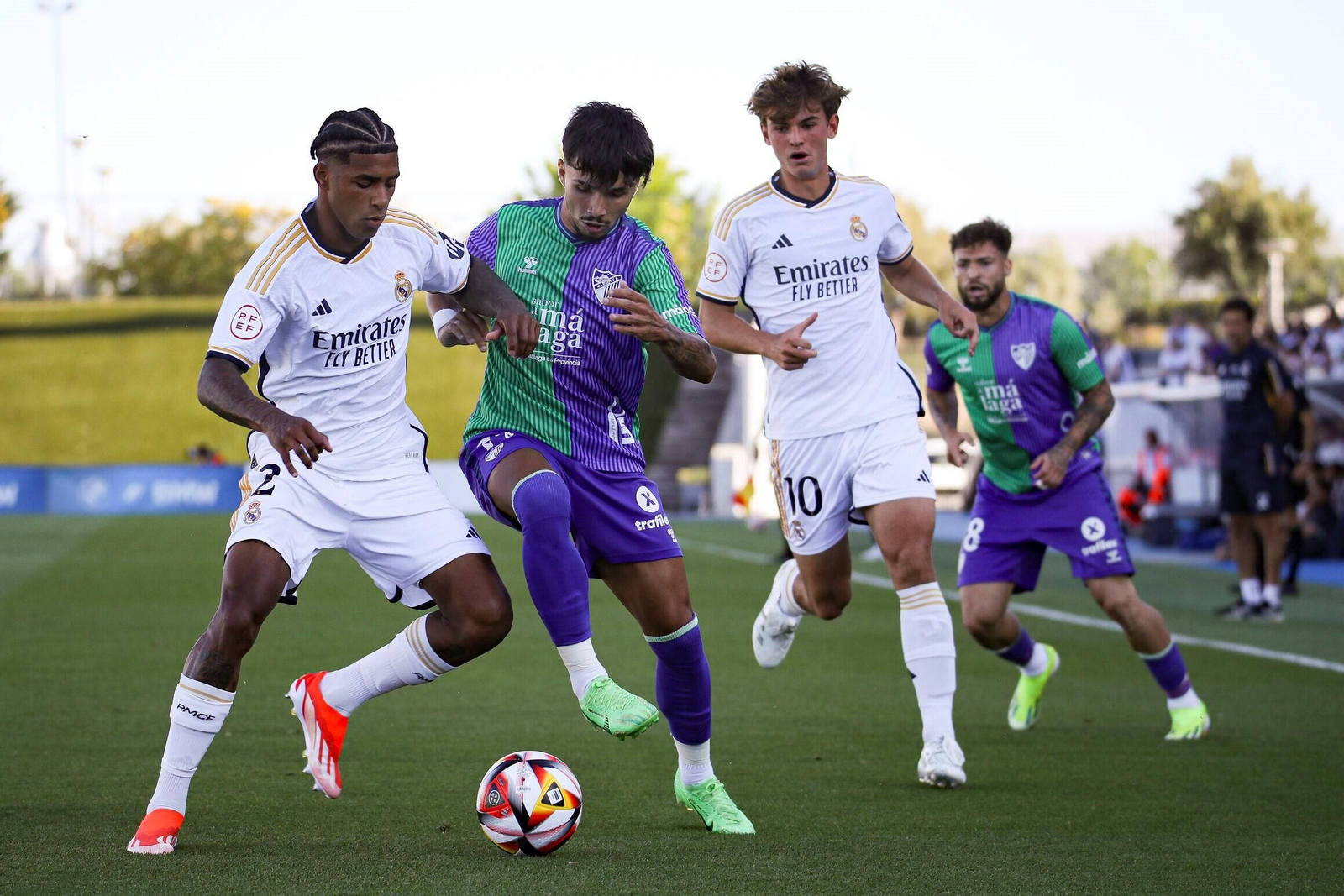 Las fotos del Real Madrid Castilla - Málaga CF