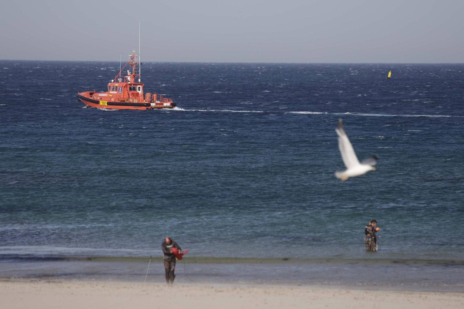 Fotos del amplio despliegue de medios marítimos y aéreos para encontrar a la desaparecida Úrsula Cortés Olivé
