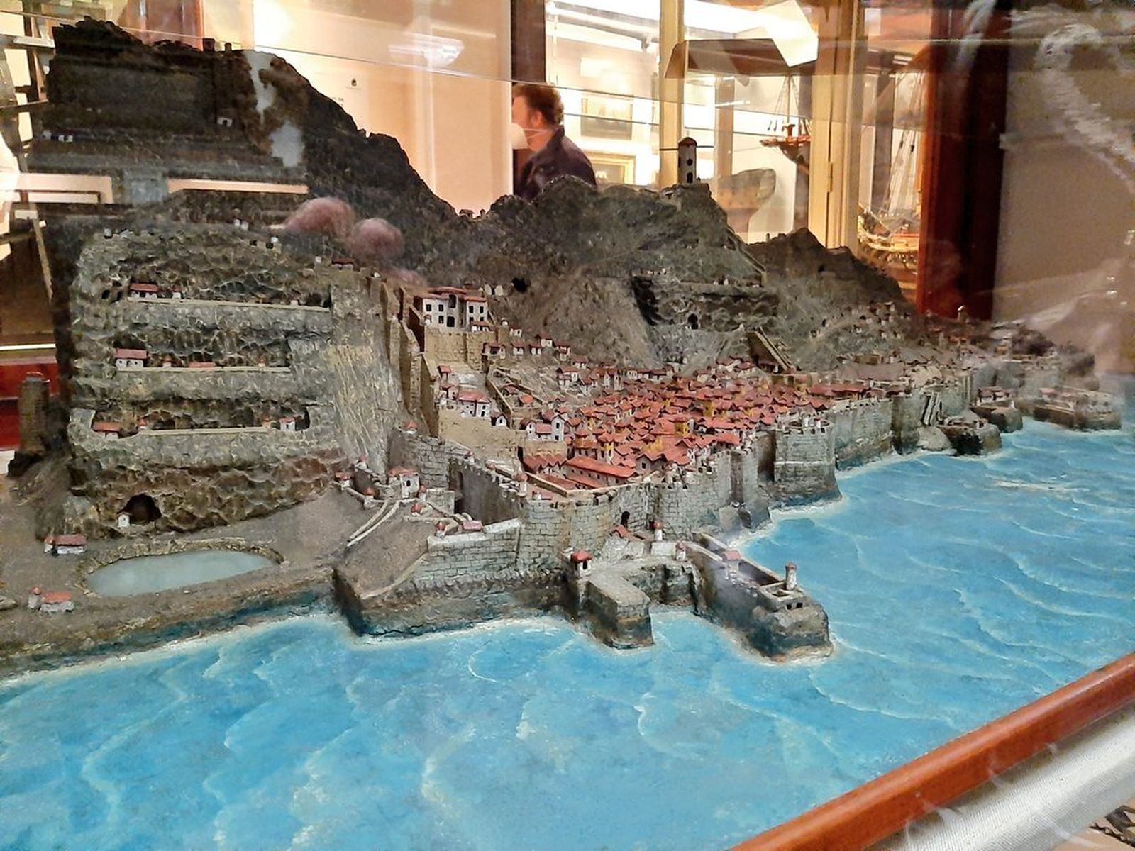 La maqueta del Gibraltar.