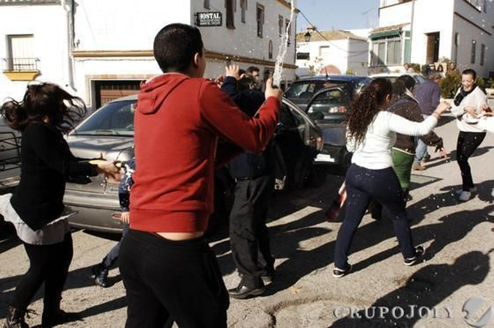 El Bosque festejó por todo lo alto el Gordo. 

Foto: Ramón Aguilar