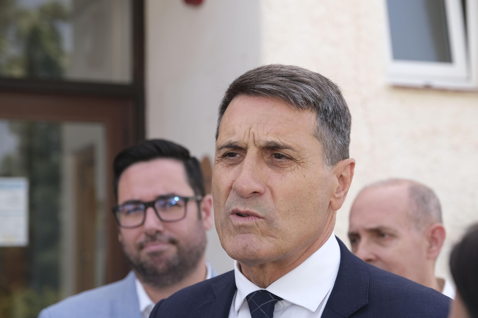 Imágenes de la visita a la Planta Solar de Almería, en Tabernas