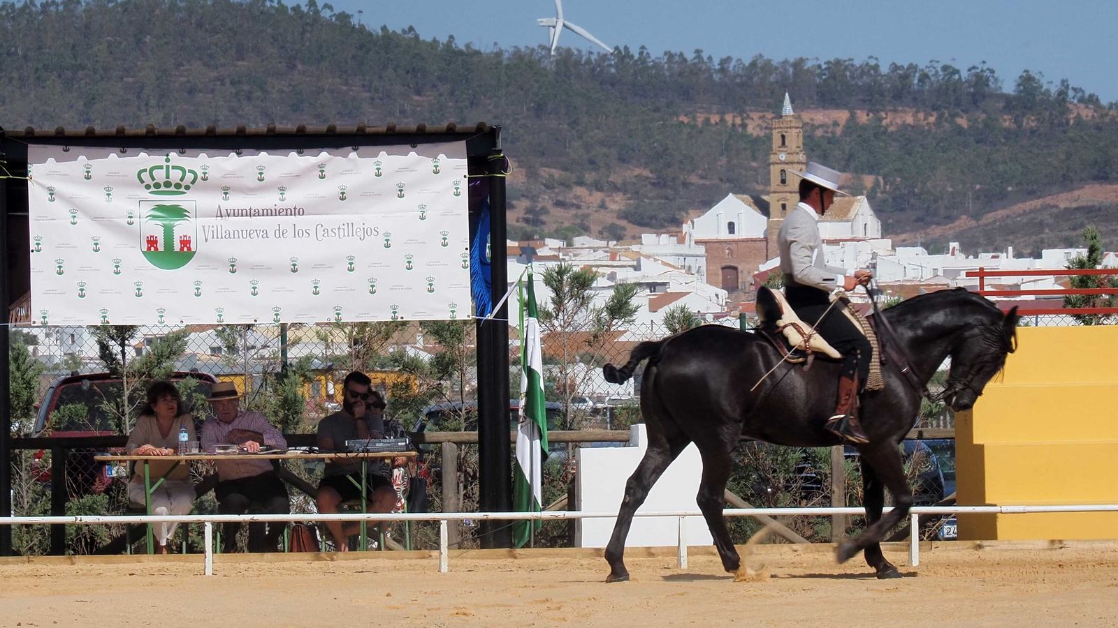 Intervención de uno de los jinetes