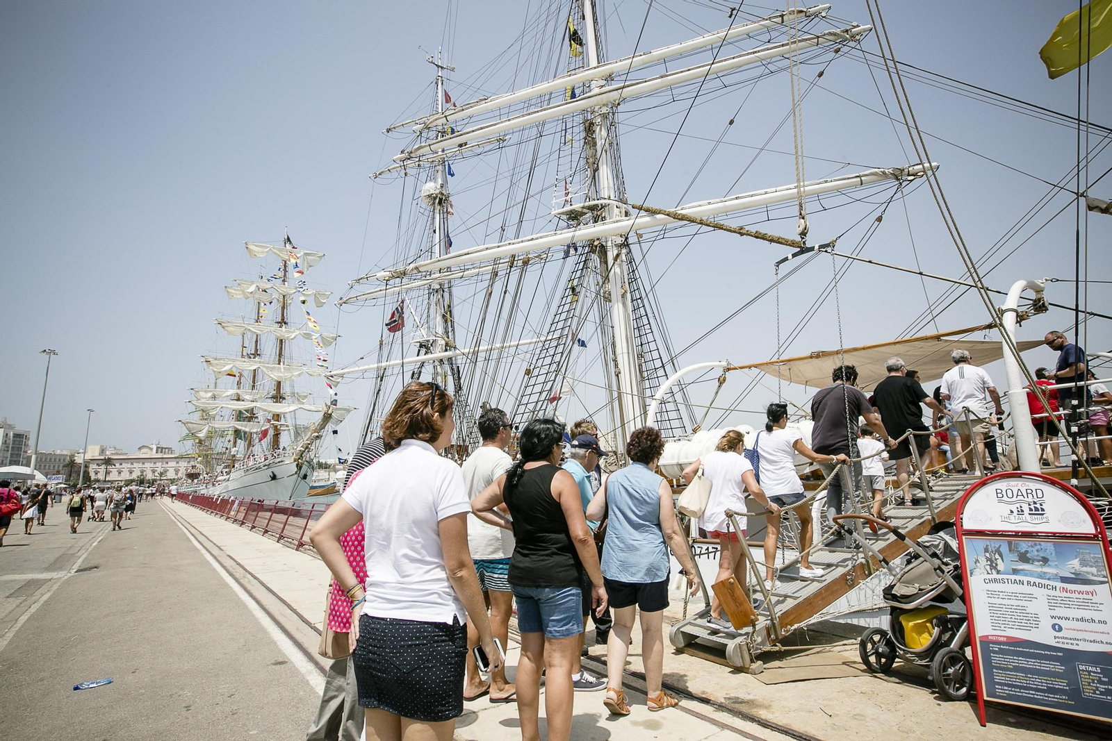 Imágenes de las grandes regatas que ha acogido Cádiz