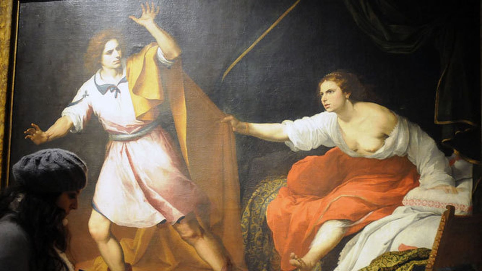 En la imagen, 'José y la mujer de Putifar'.