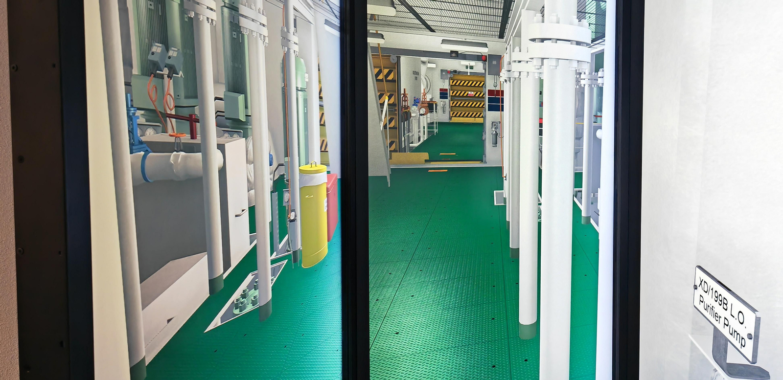Simulador de la sala de máquinas en el CSMART
