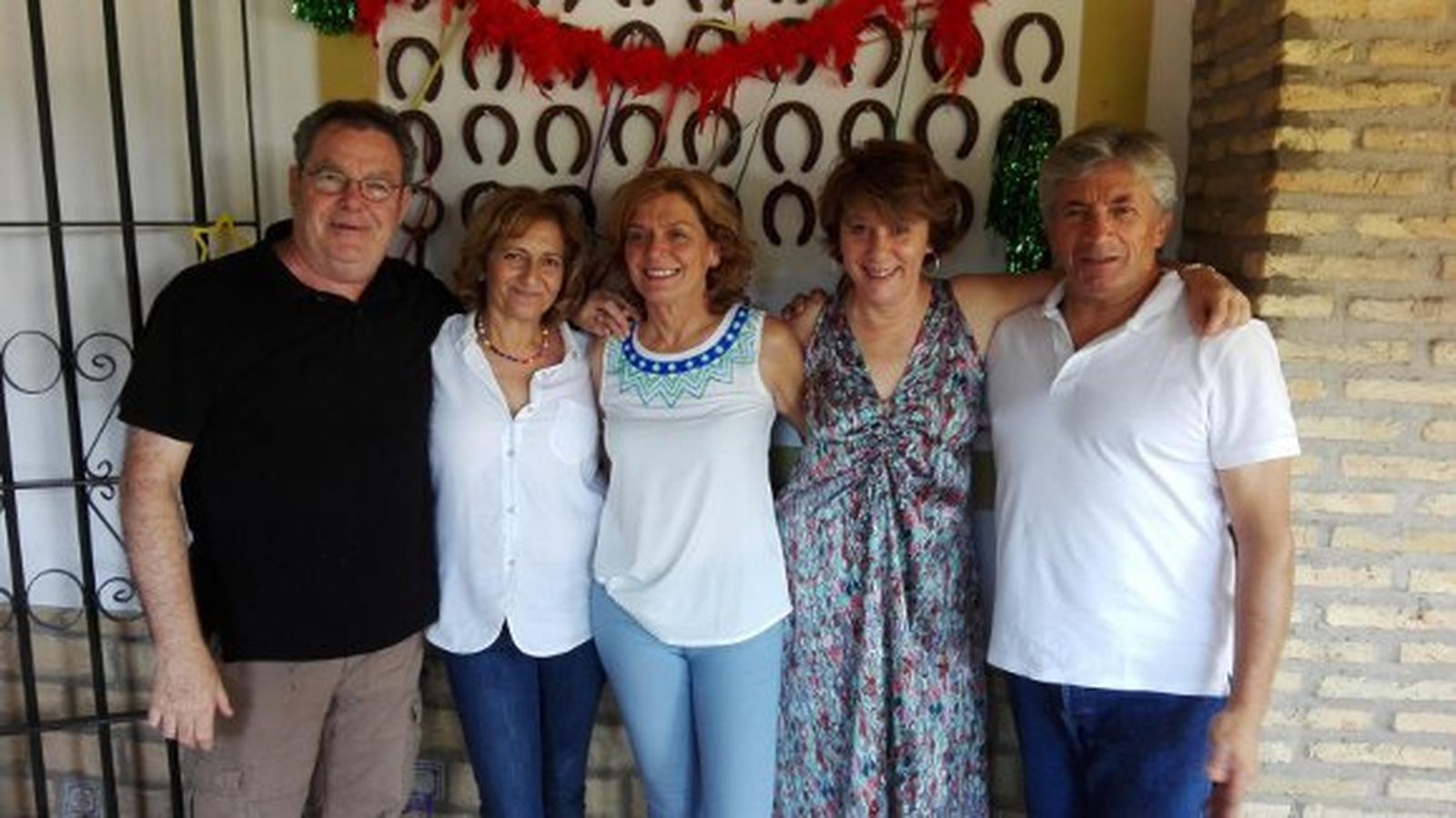 Pepo Oliva, María José Flores, Teresa Abión, Gloria Parra y Josele García Orozco.

Foto: Ignacio Casas de Ciria