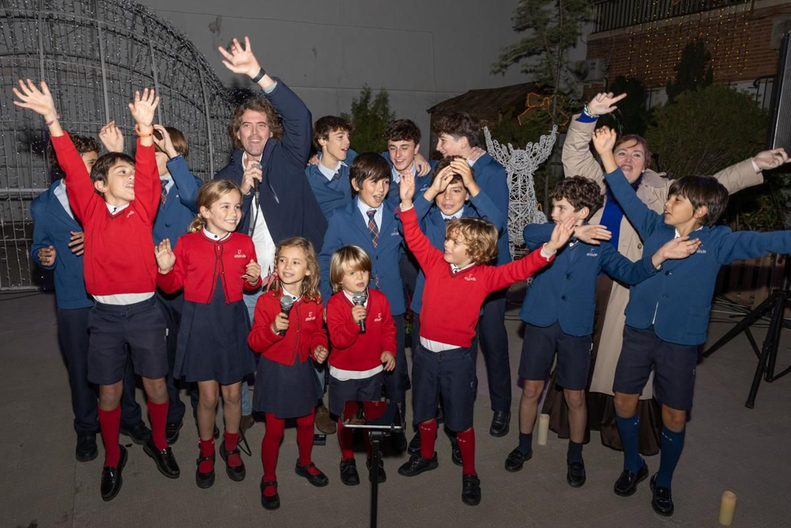 Inauguración del espectáculo de luz y sonido de la UPM