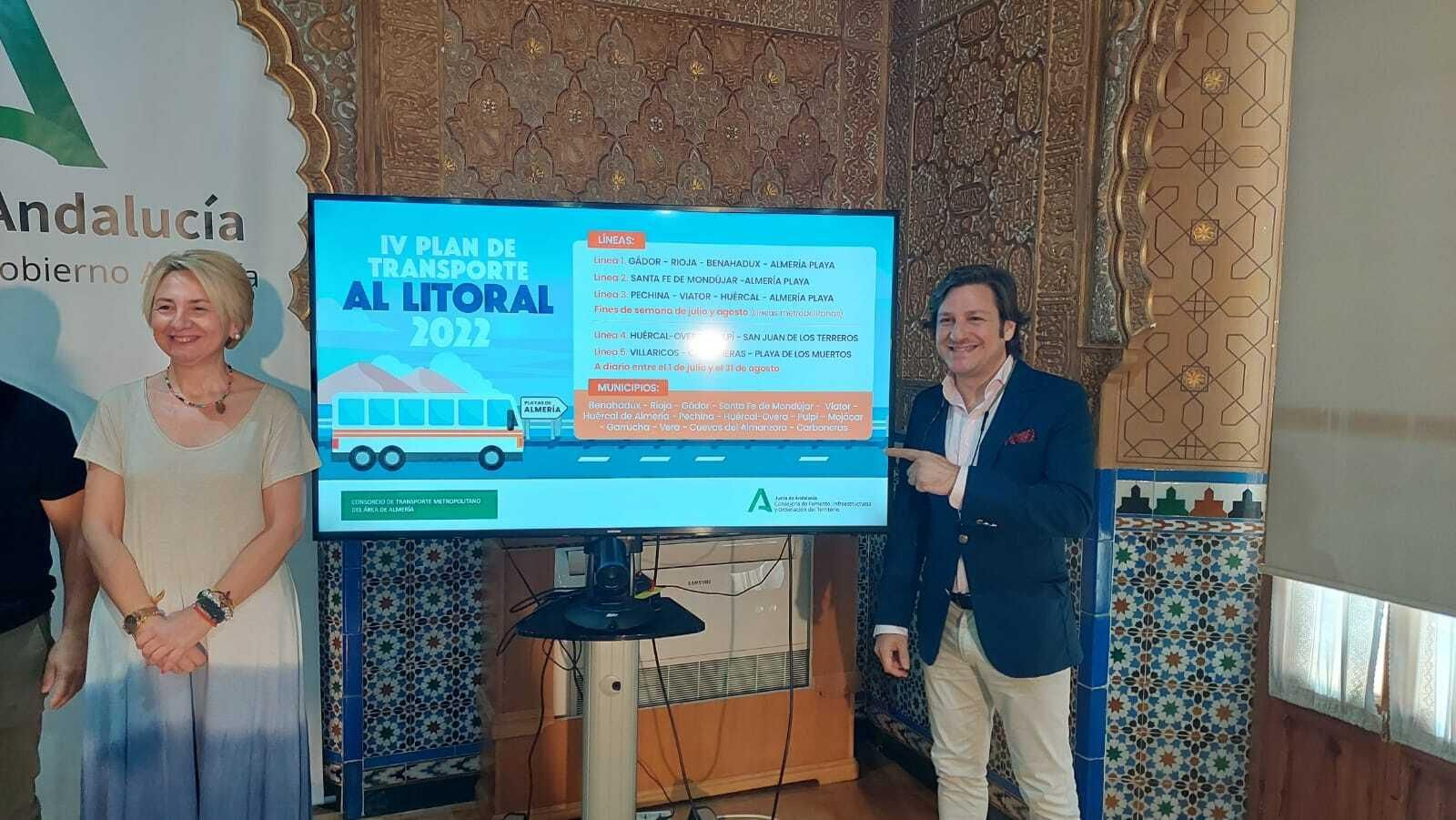 Presentación del plan de transporte al litoral.