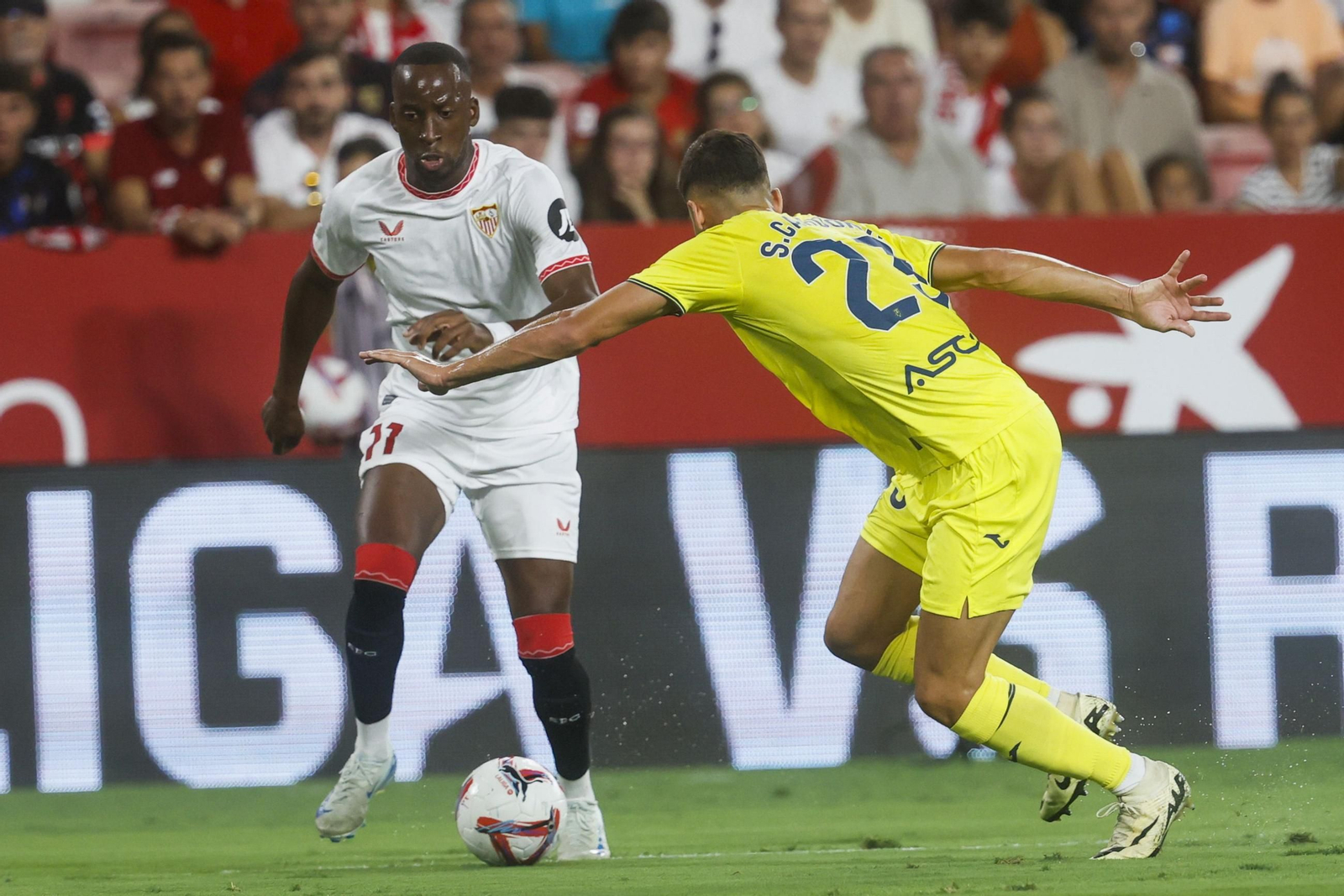 Las imágenes del Sevilla FC - Villarreal CF