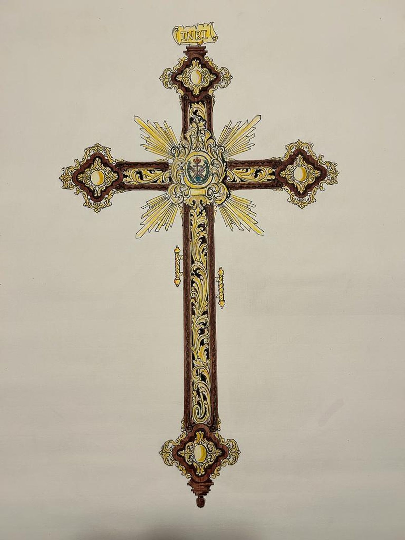 Diseño completo de la nueva cruz de guía