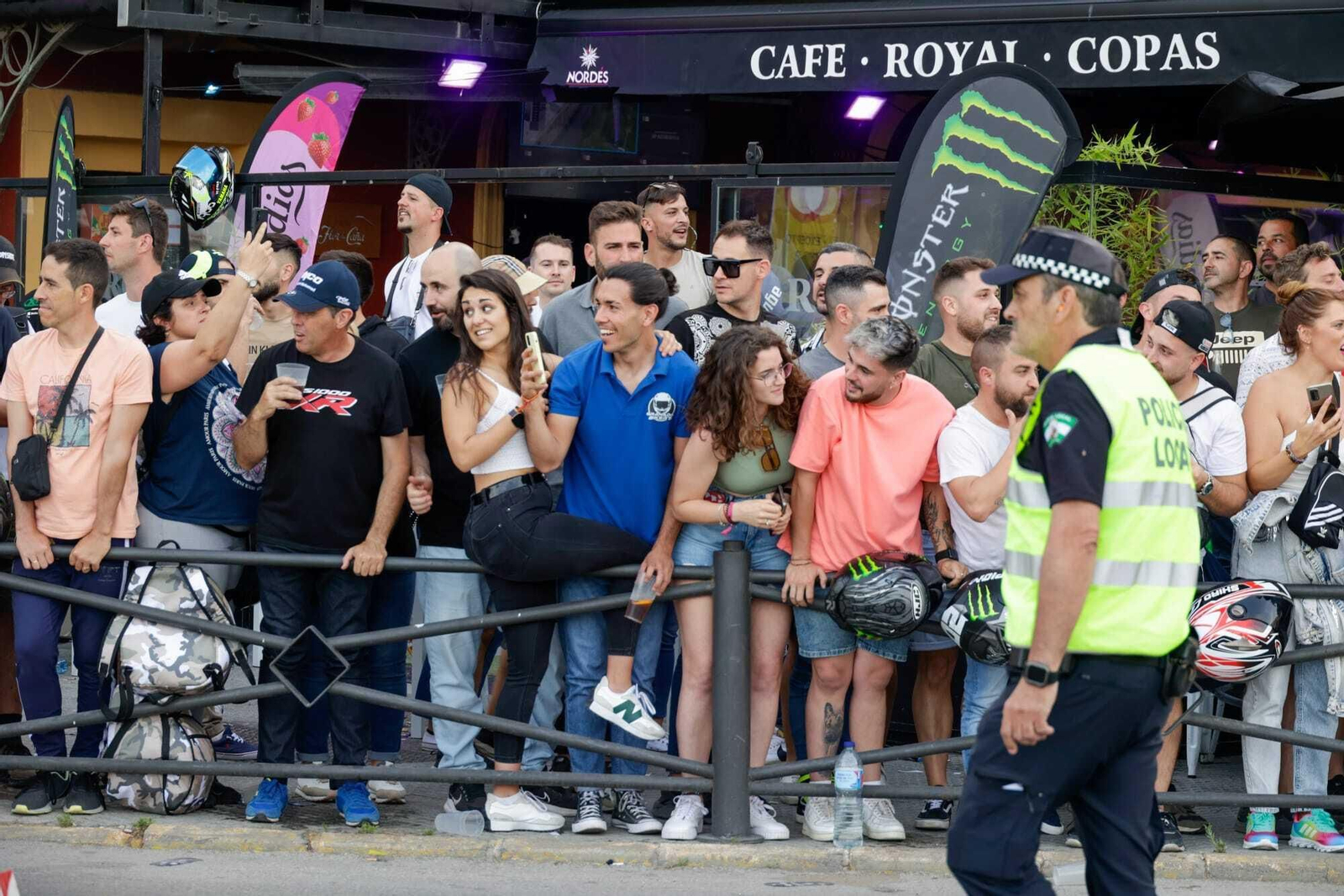 El viernes de motorada en El Puerto, en imágenes