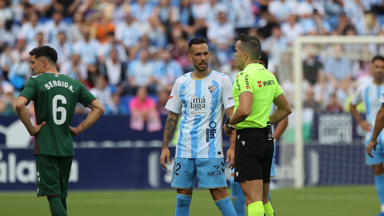El Málaga CF - Eibar, en fotos