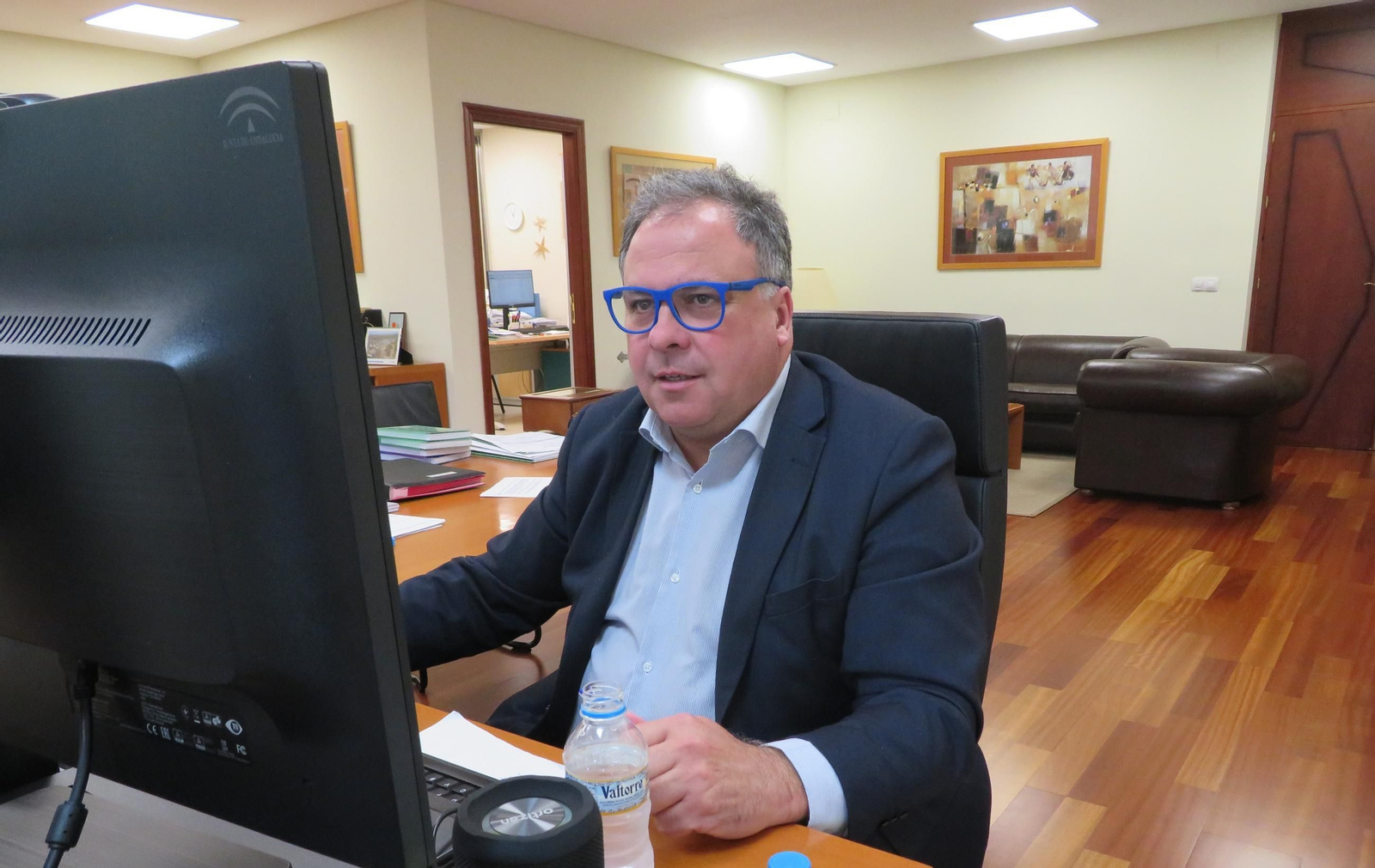 El delegado territorial de Empleo, Empresa y Trabajo Autónomo, Juan Carlos Duarte.