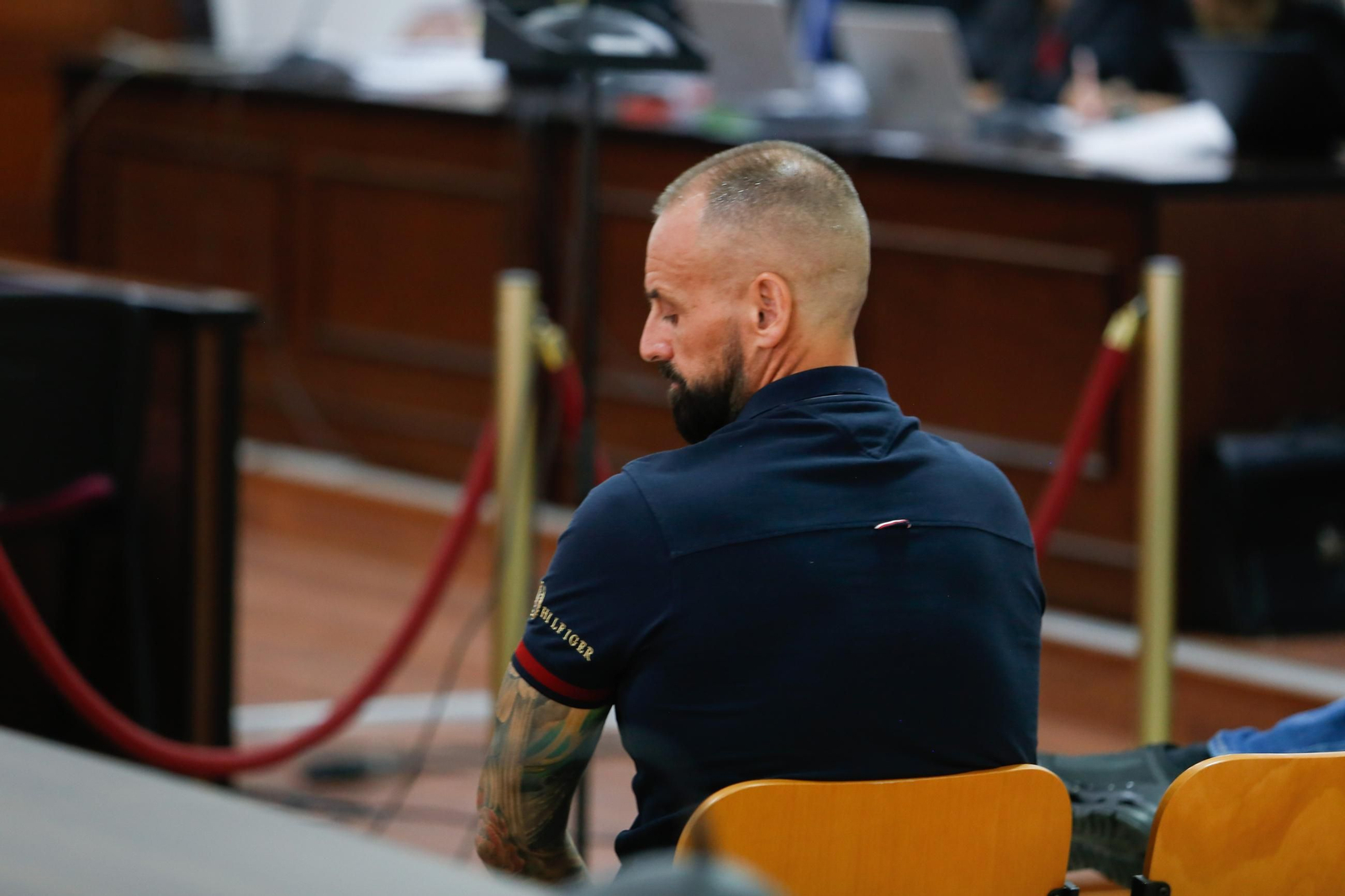 Pedro Samuel Maza, durante la segunda sesión del juicio.