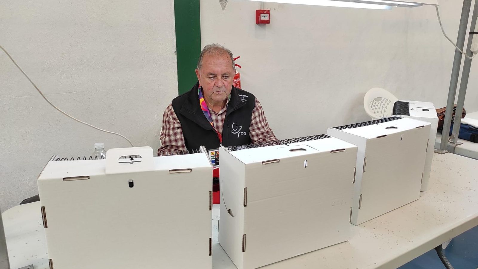 Antonio Monchón ha sido uno de los jueces que ha valorado los ejemplares.