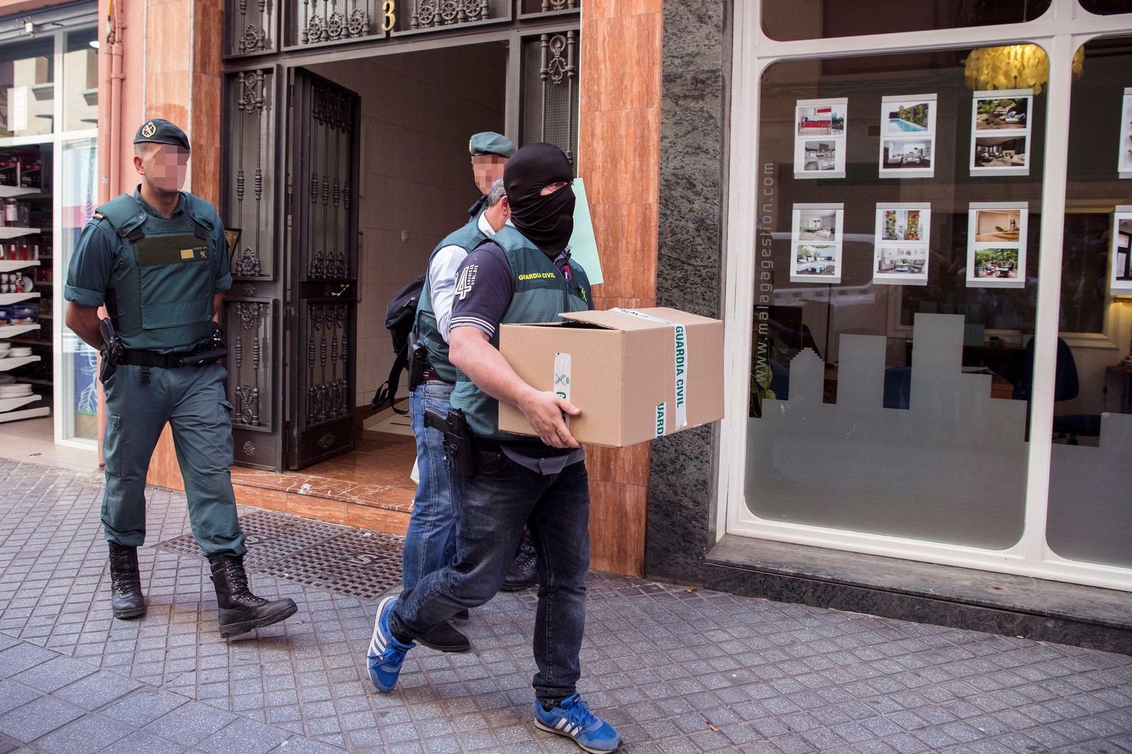 Las fotos de la operación contra el blanqueo y el narcotráfico