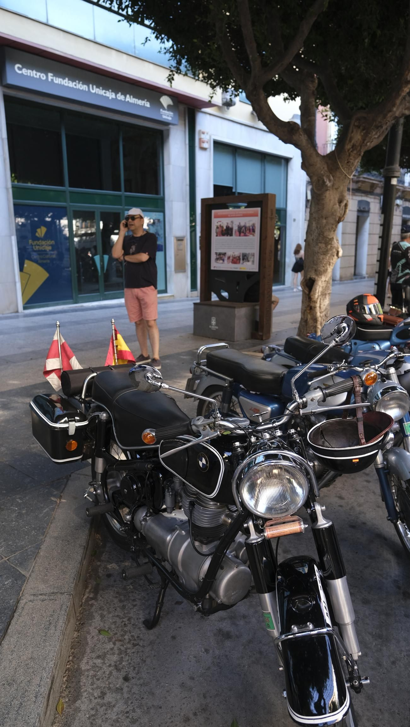 Exposición de Motos Antiguas de la Feria de Almería, en imágenes