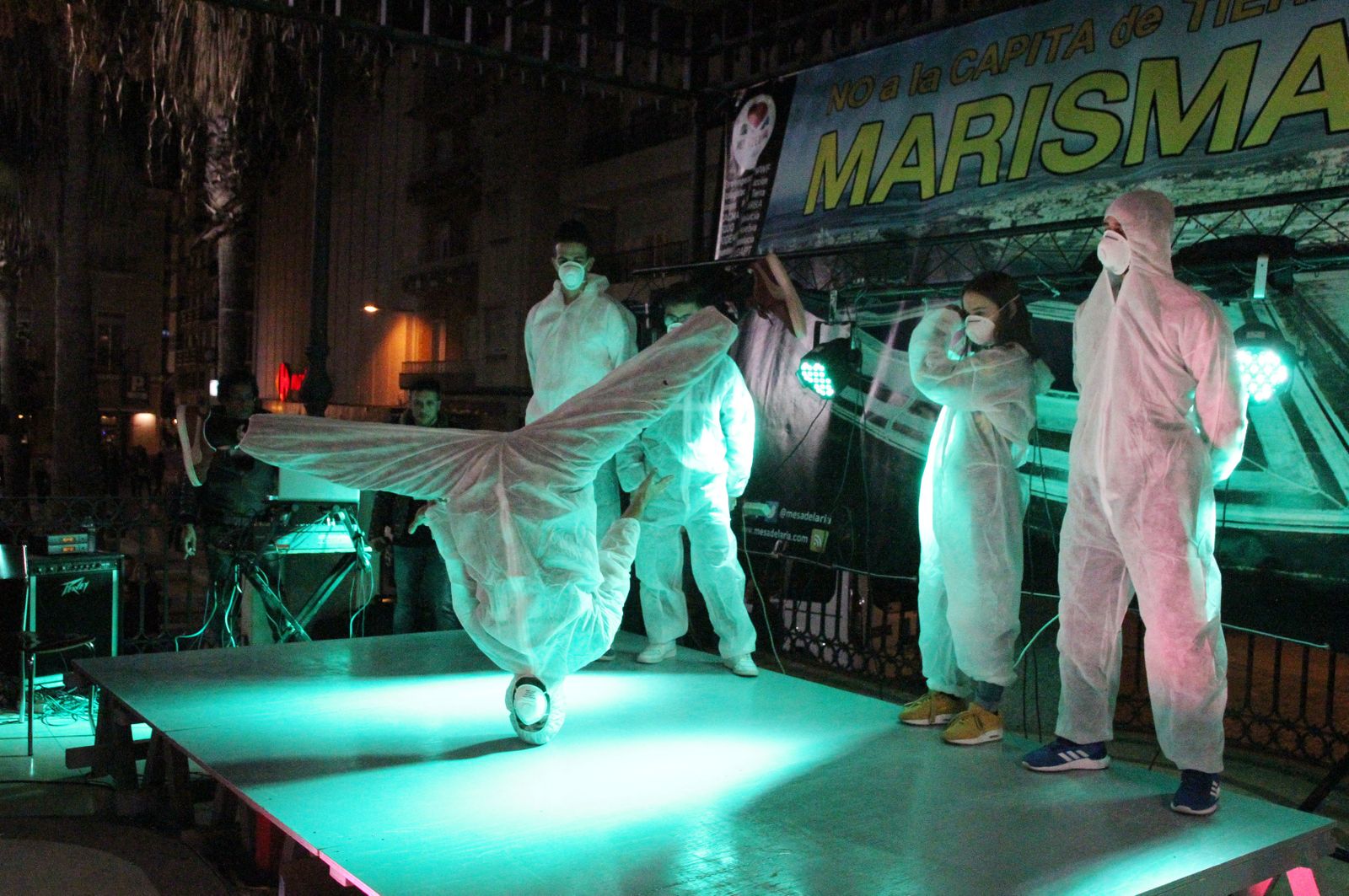 Imágenes de la manifestación contra los Fosfoyesos