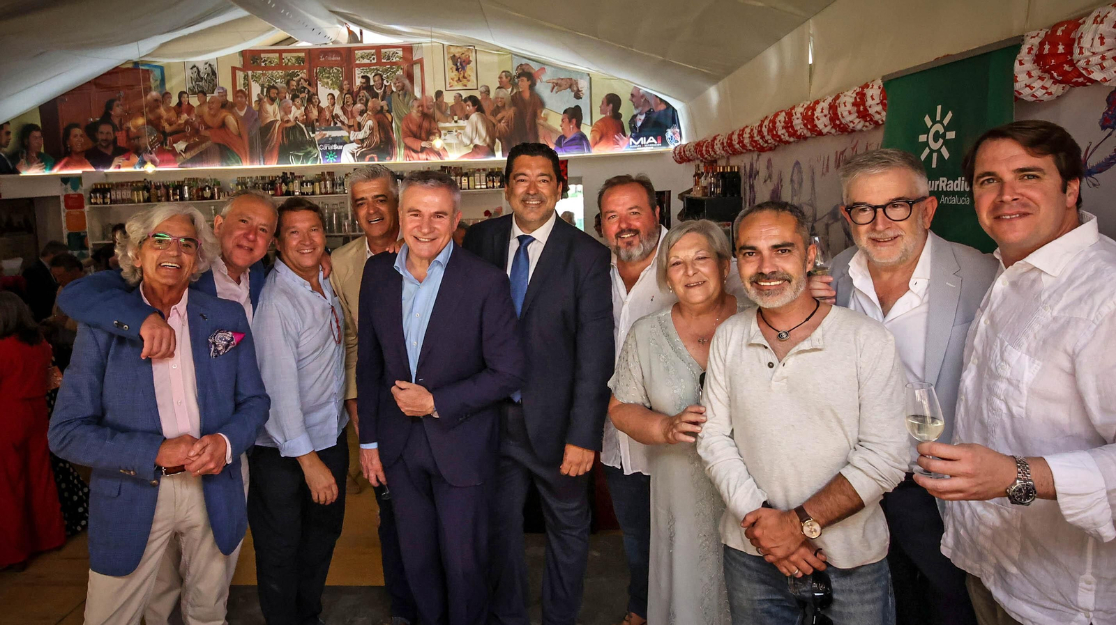 Inauguración de la caseta de Canal Sur en la Feria de Jerez