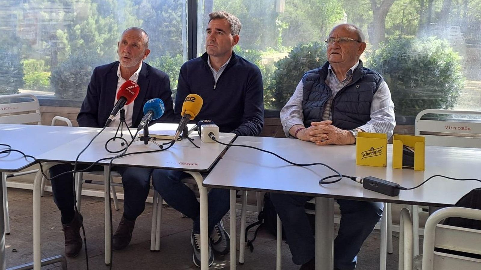 Fran Anera, en su primera rueda de prensa como director general del Real Jaén el pasado 10 de abril.