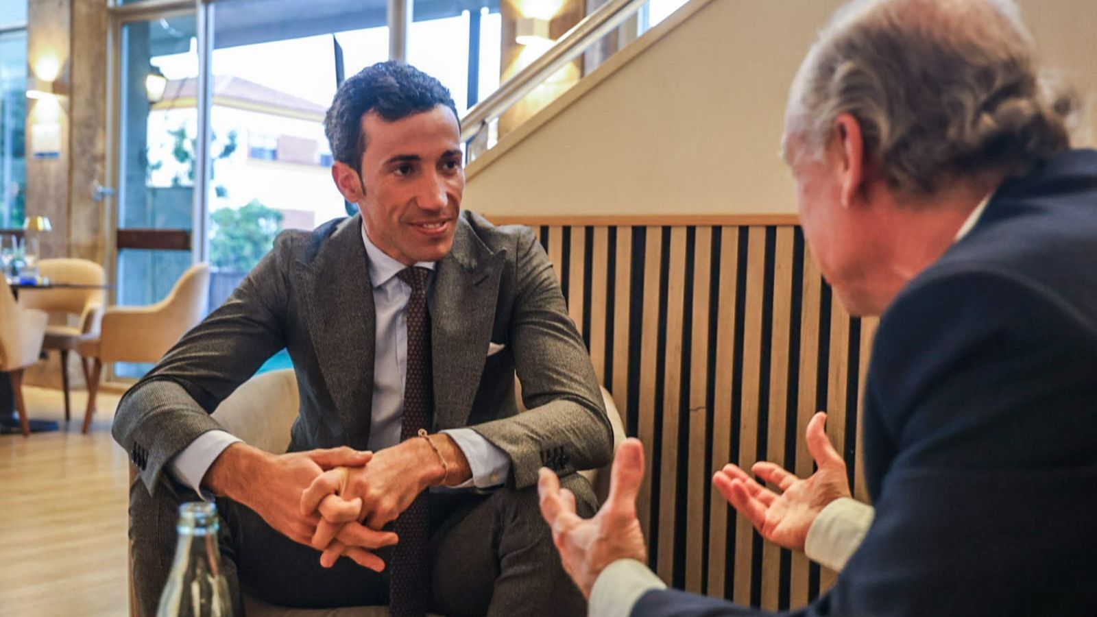 David de Miranda durante la entrevista concedida a HUELVA INFORMACIÓN