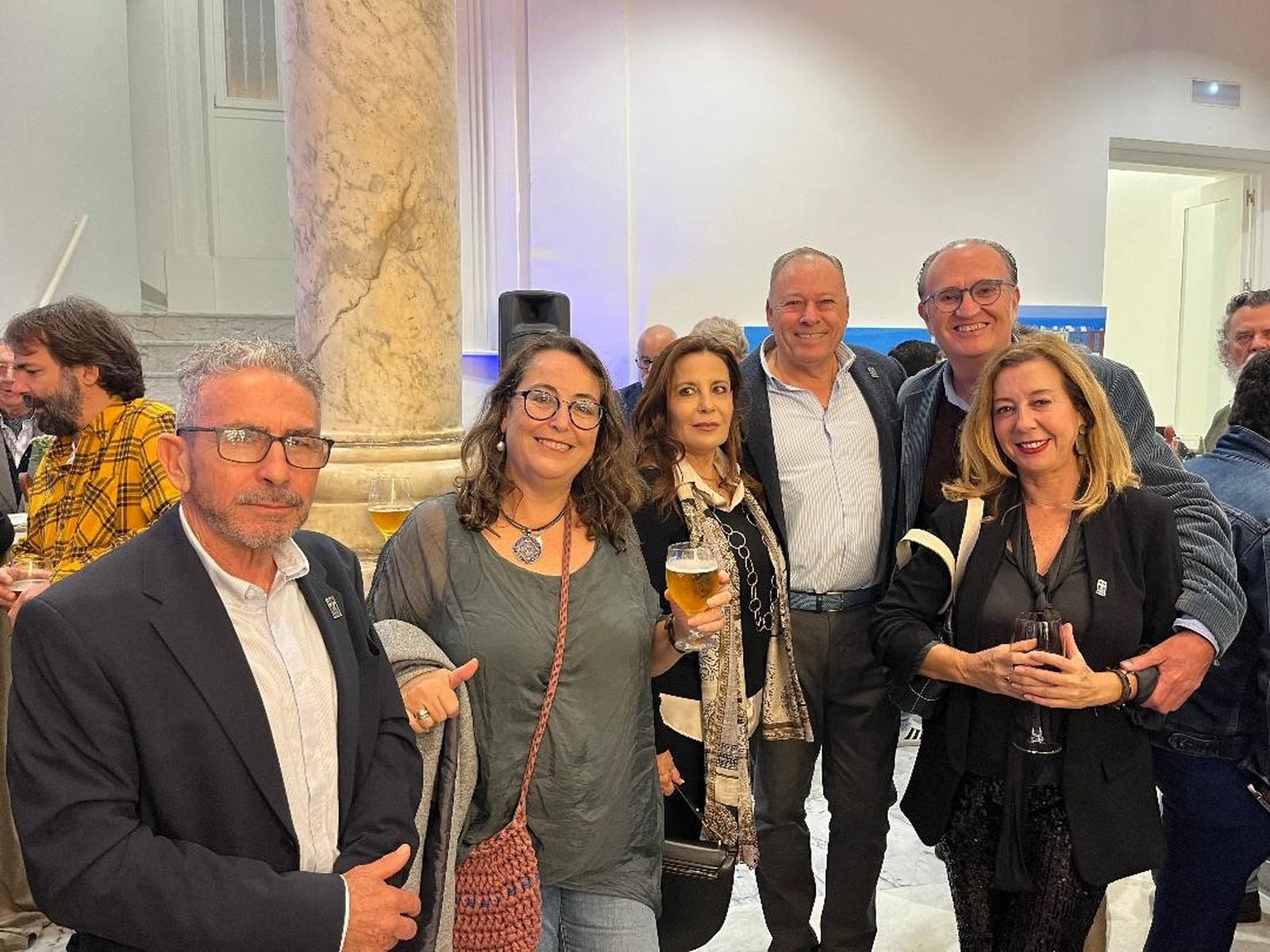 Chema Ameyugo, Aranxta Morales, Mila Cruceira, Rafa Ponce, Ignacio González Dorado y María Jesús Caro.