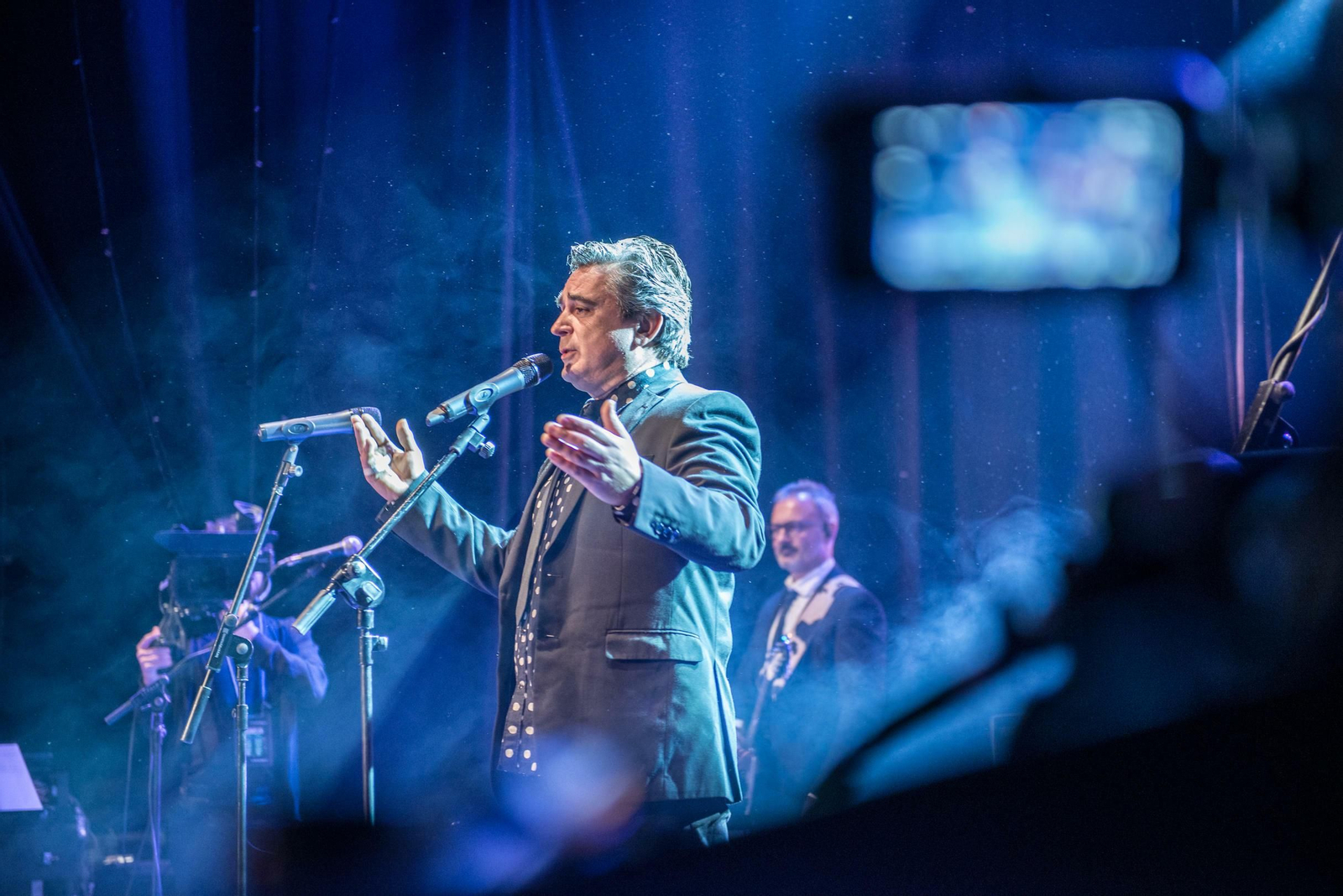 Pepe Begines, de No me pises que llevo chanclas, en un concierto.