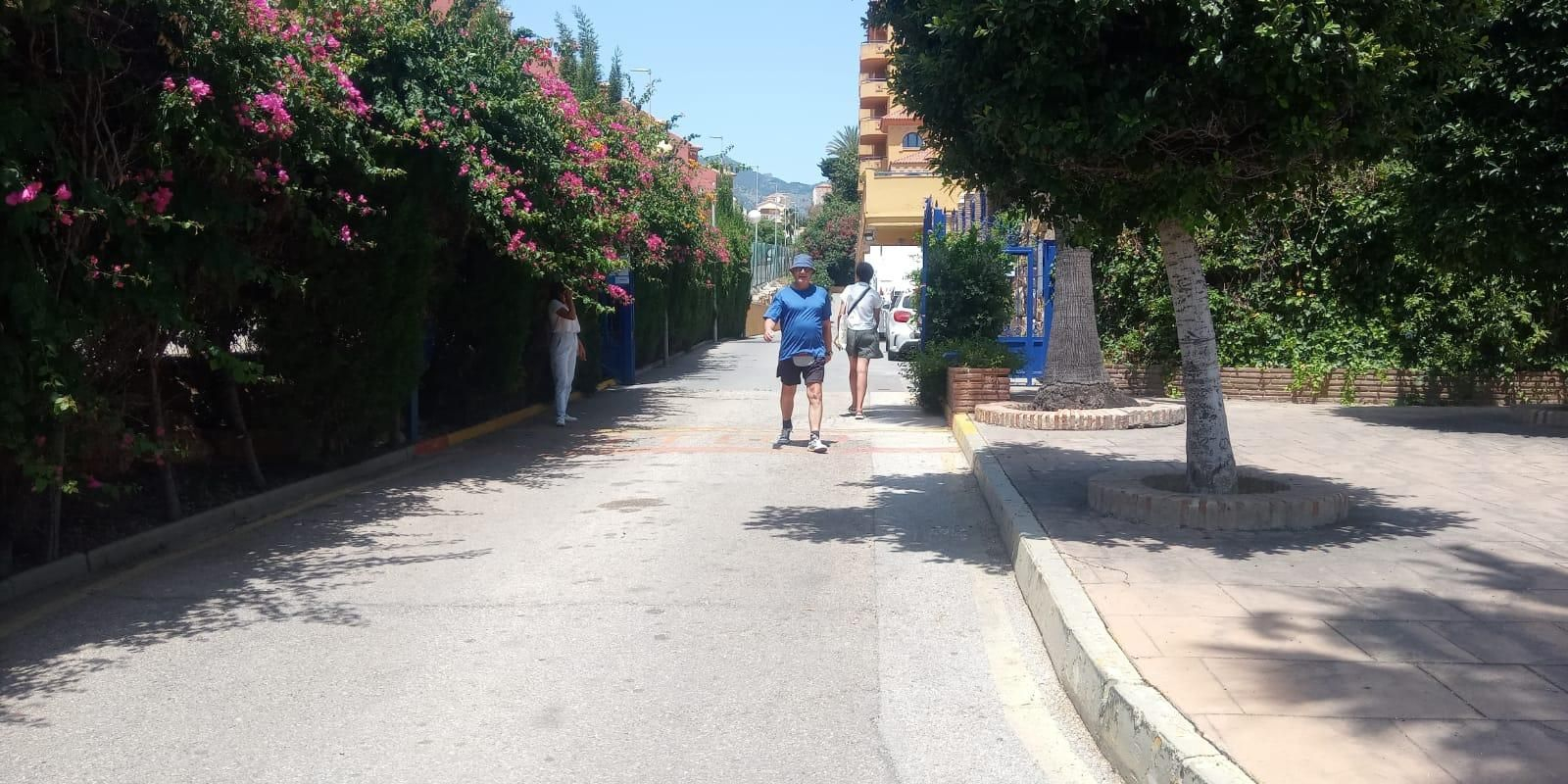 El interior del hotel de Benalmádena precintado por la Policía