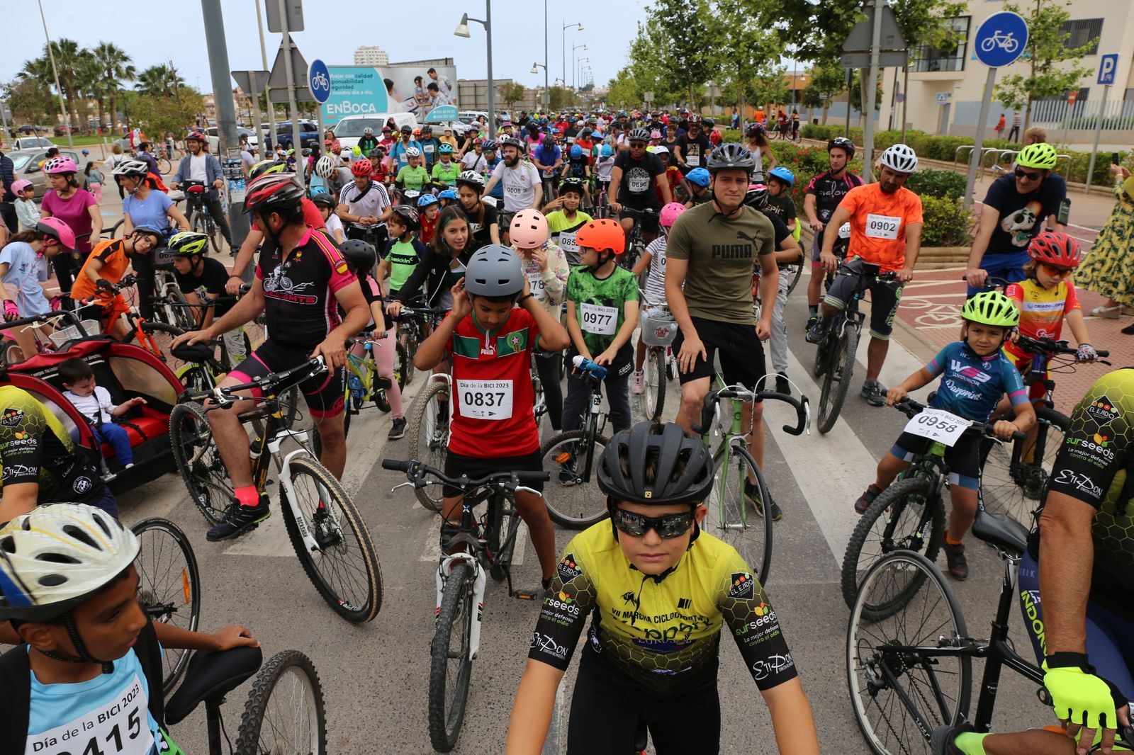 Mucha participación en el XXXV Día de la Bici de El Ejido.